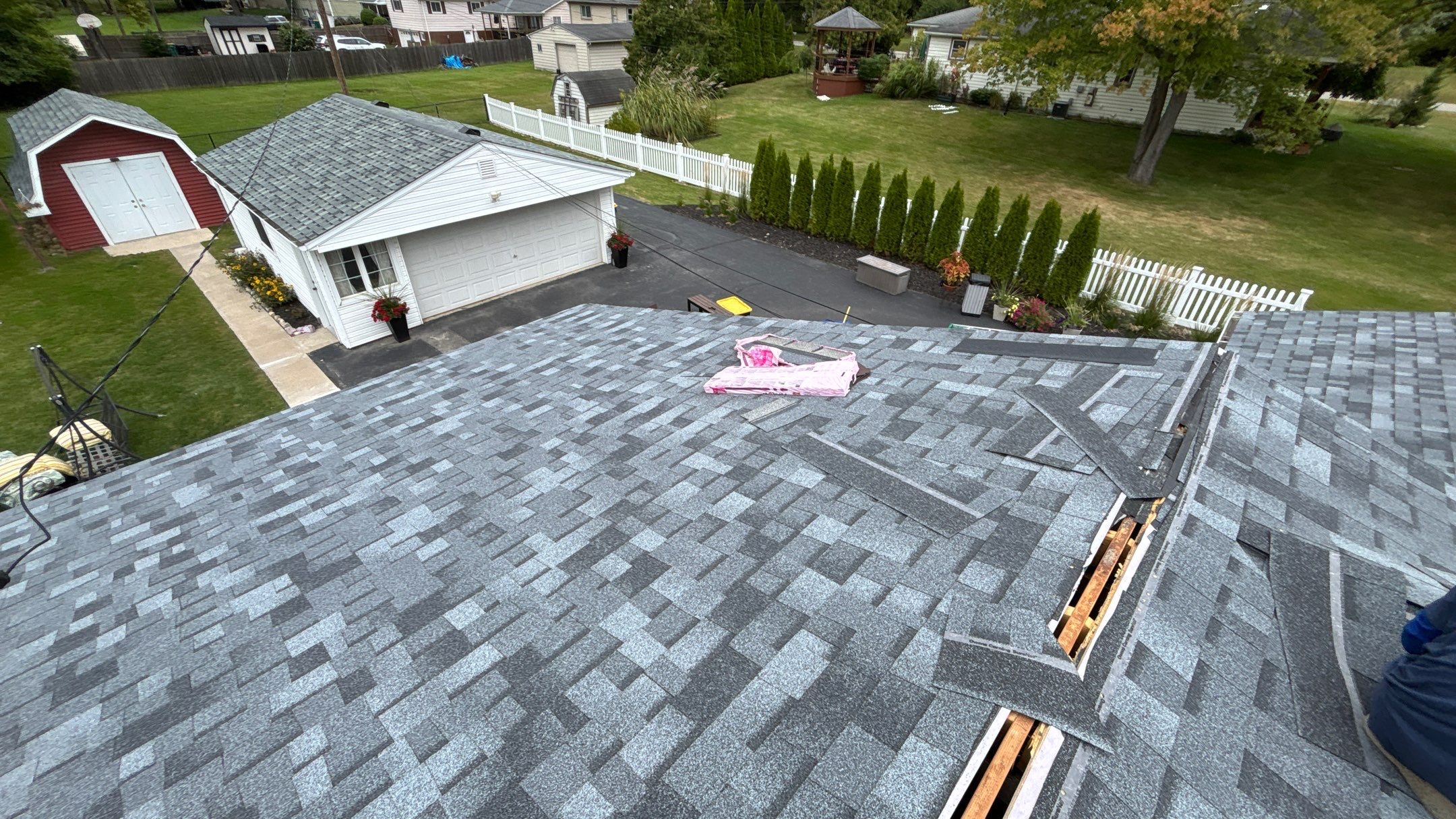 Roof Replacement using Owens Corning Slatestone Gray by 180 Contractors