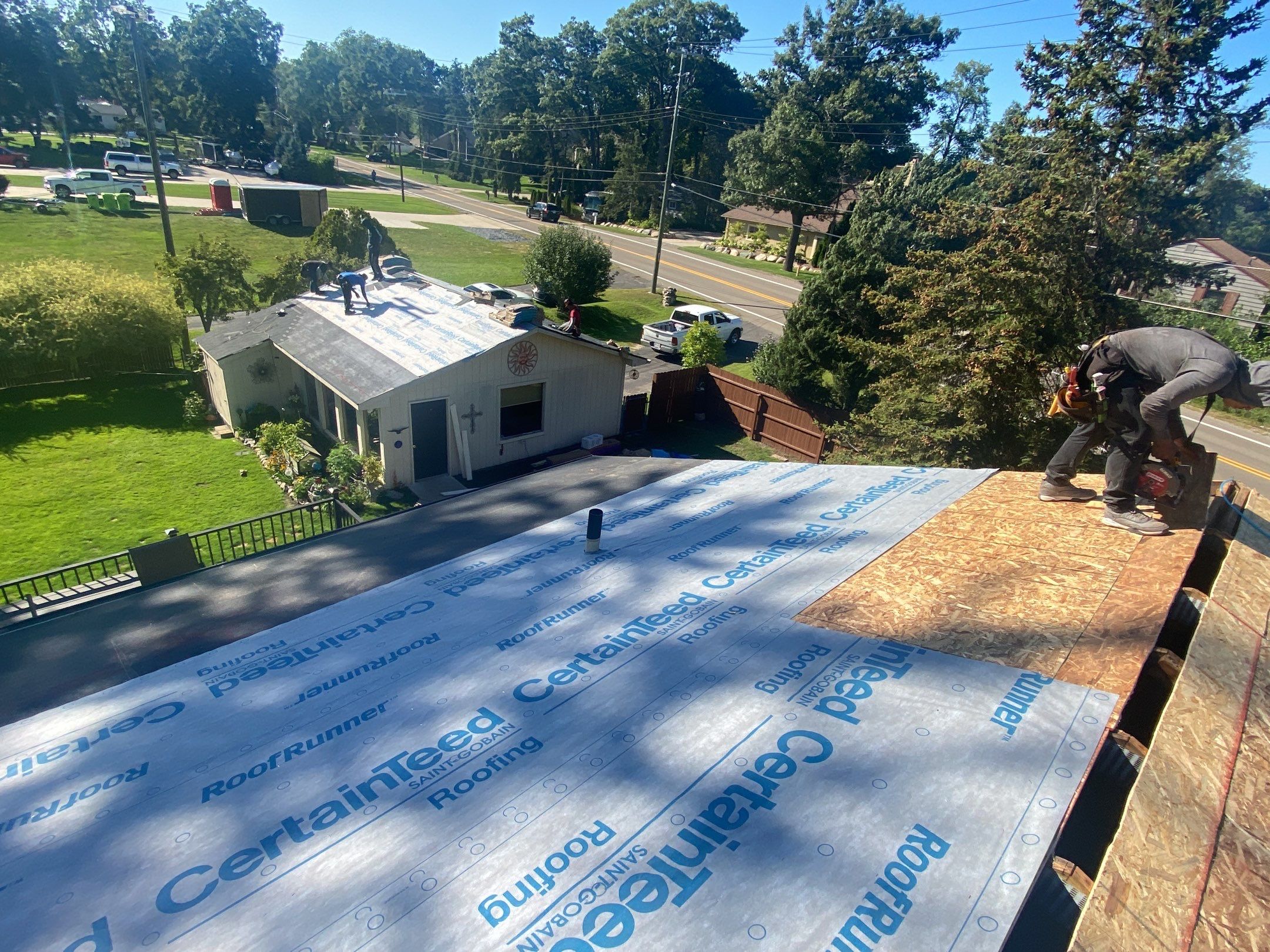 Roof Replacement using CertainTeed Landmark by 180 Contractors