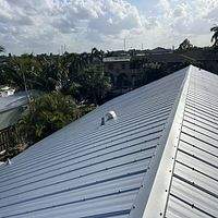 26ga 5V Crimp Mill Finish by Total Roofing System The Metal Roof Experts