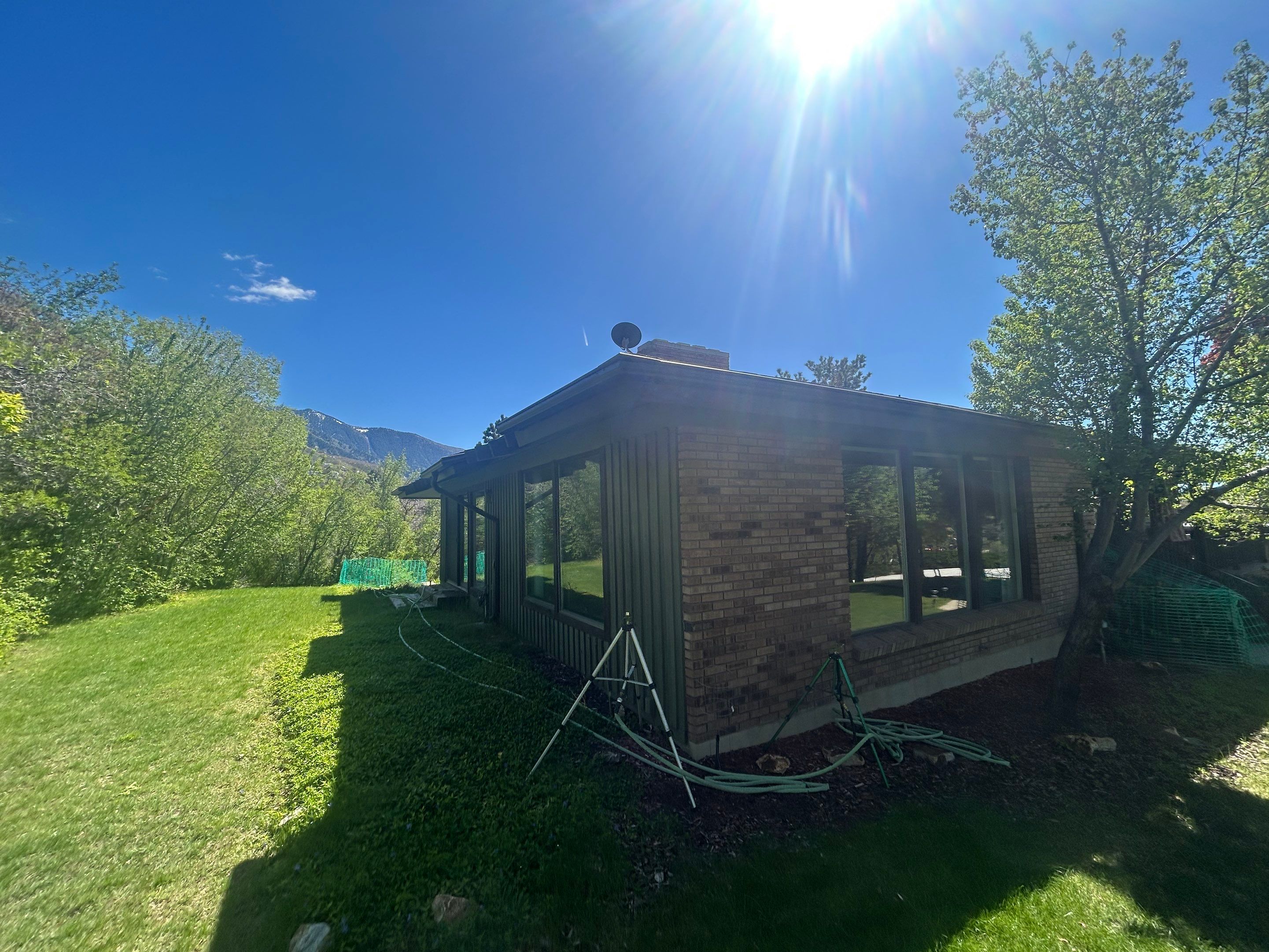 Complete Hardie Colorplus Board and Batten replacement with Custom Soffit Transformation in Sandy by Ideal Siding Utah