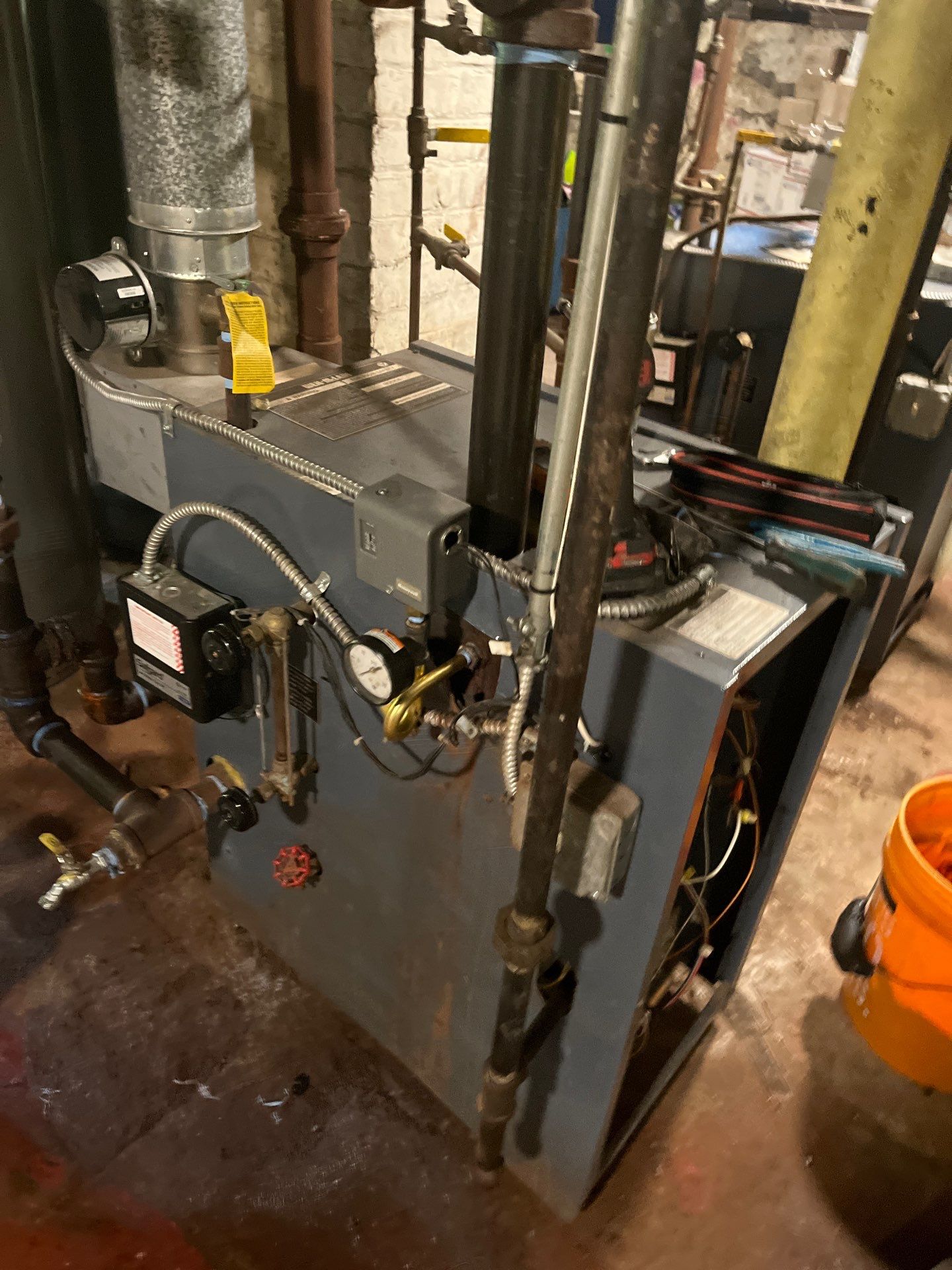 Steam Boiler Leak Repair — Salem, MA. by FAGONE MECHANICAL