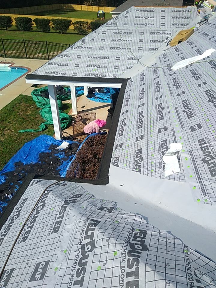 Residential Roofing Installation using Roof Replacement by American Roofing & Construction LLC