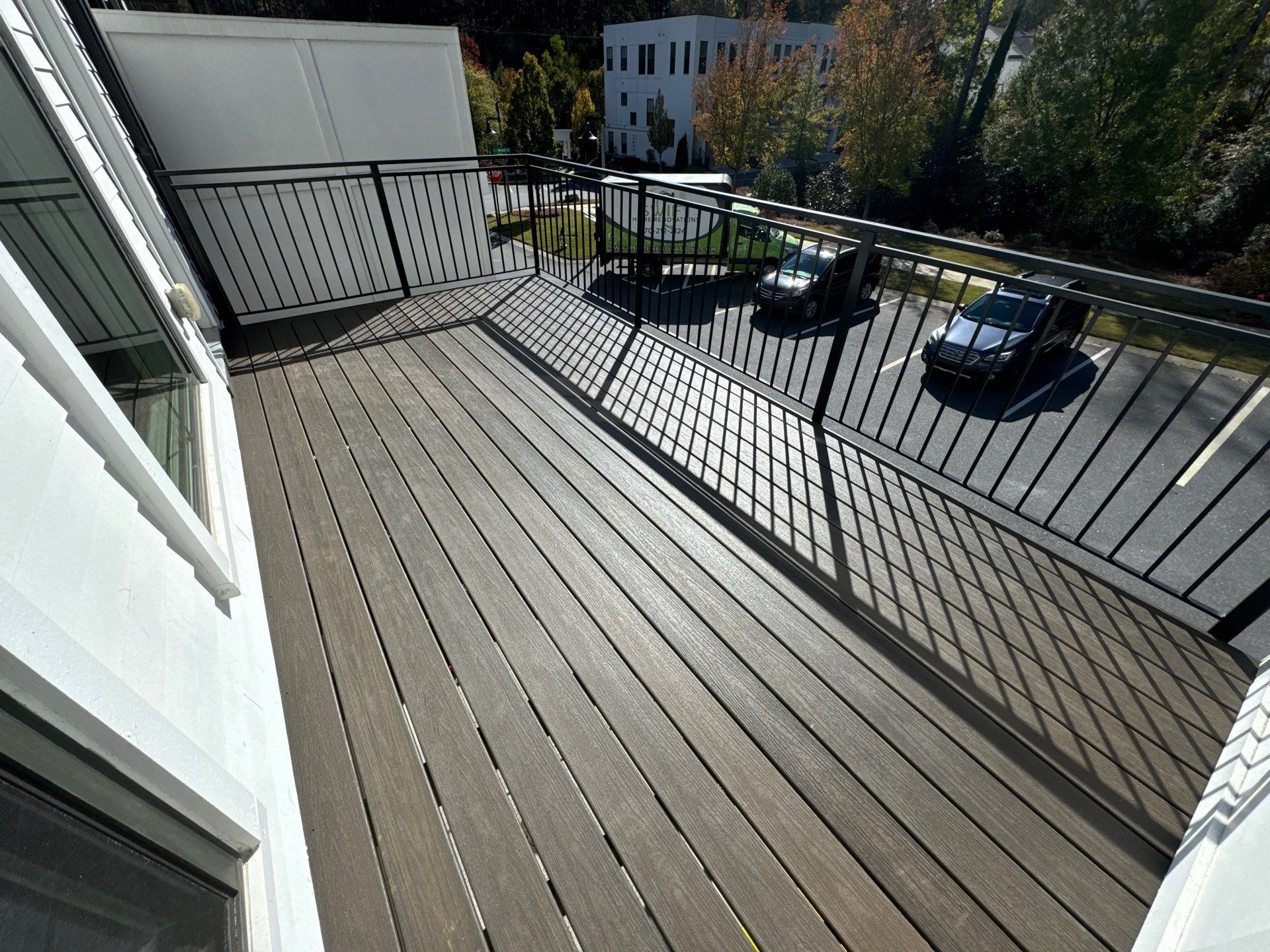 Composite Decking and Privacy Screen Installation in Woodstock by Swift Home Renovations