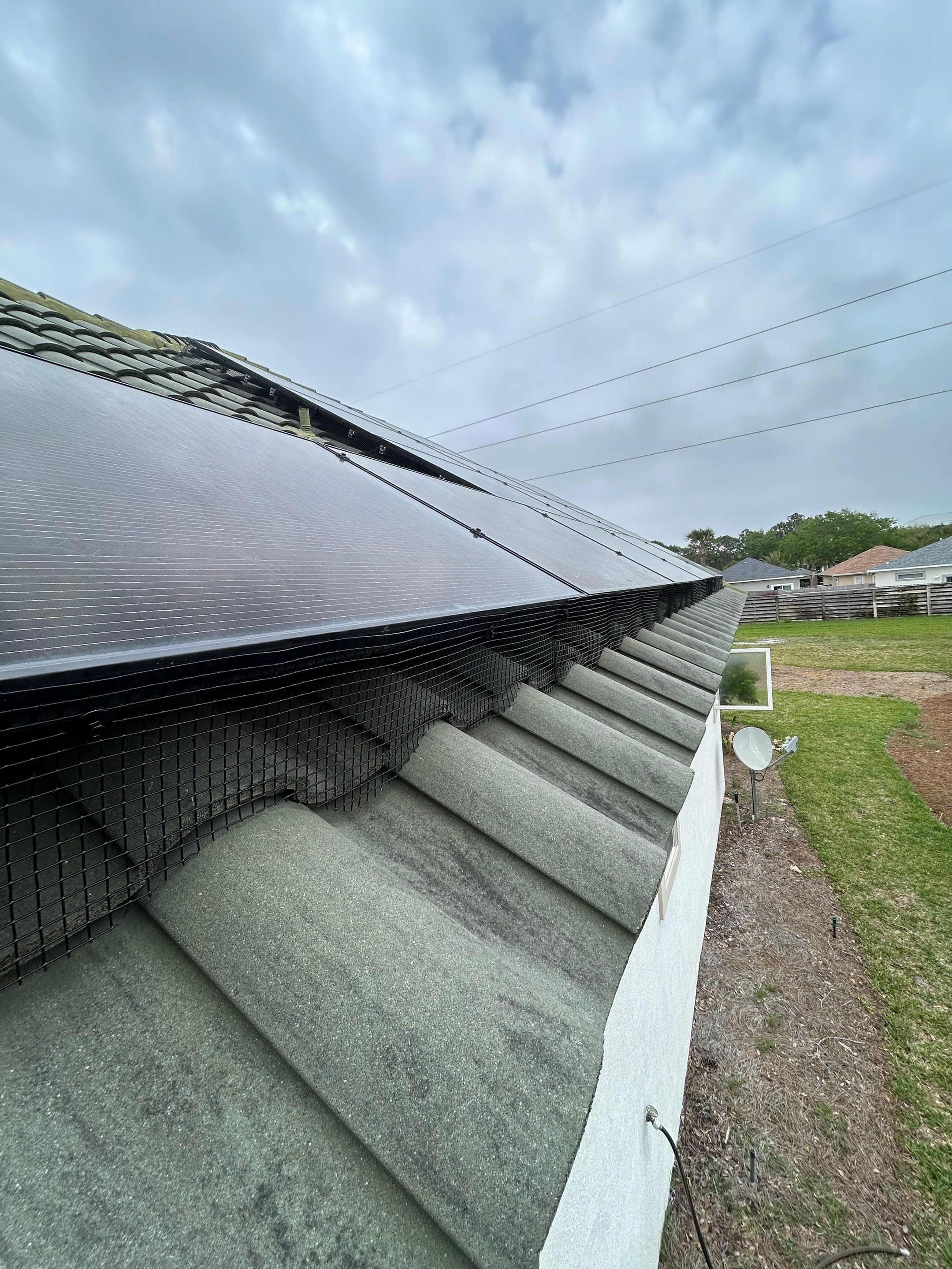 Solar Squirrel Defense System Installation by Gulf Solar Services