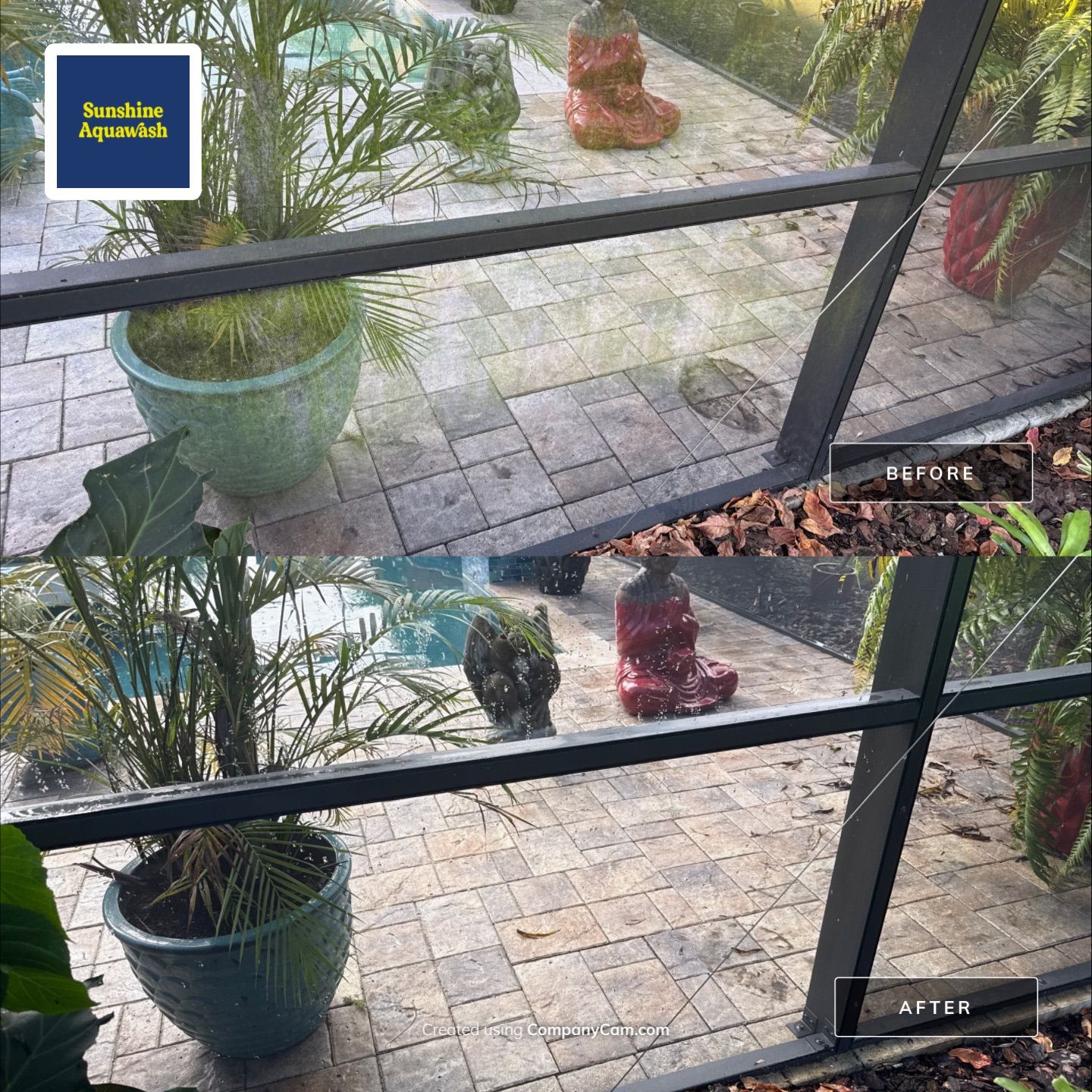 Pool Cage Cleaning | Rye Wilderness, Bradenton FL by Sunshine AquaWash