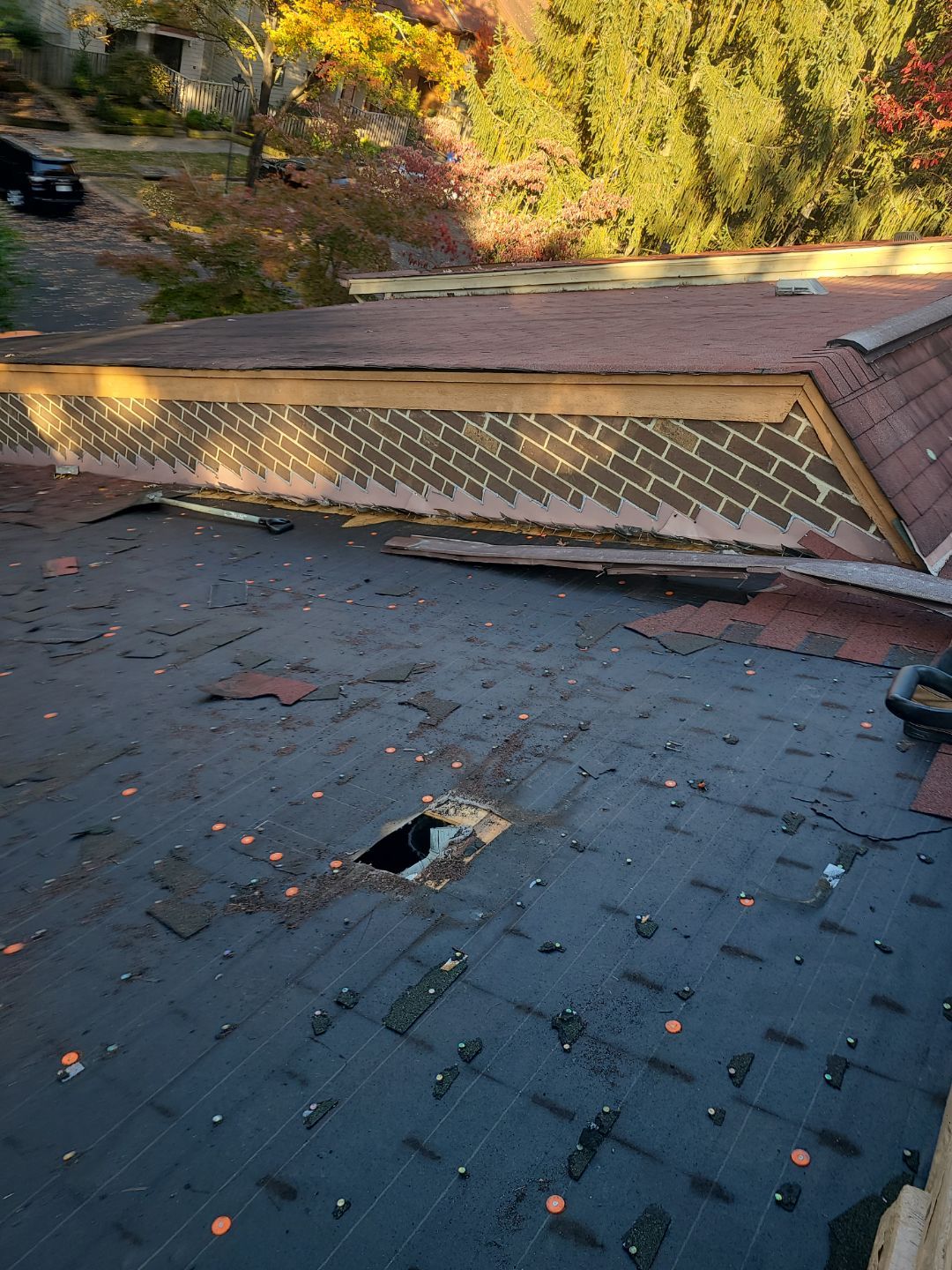 Reston: Residential Roof Replacement with CertainTeed Landmark Pro Designer Shingles in Max Def Red Oak by RM Banning, Inc.