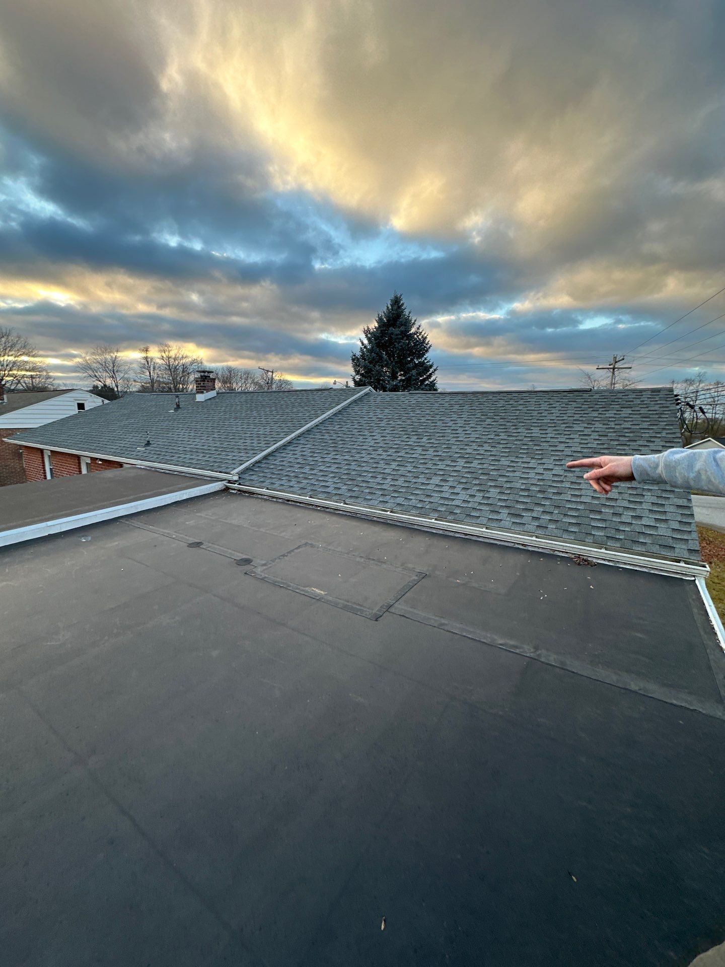 Epdm rubber roof using Versico .060 by Teflon Roofing