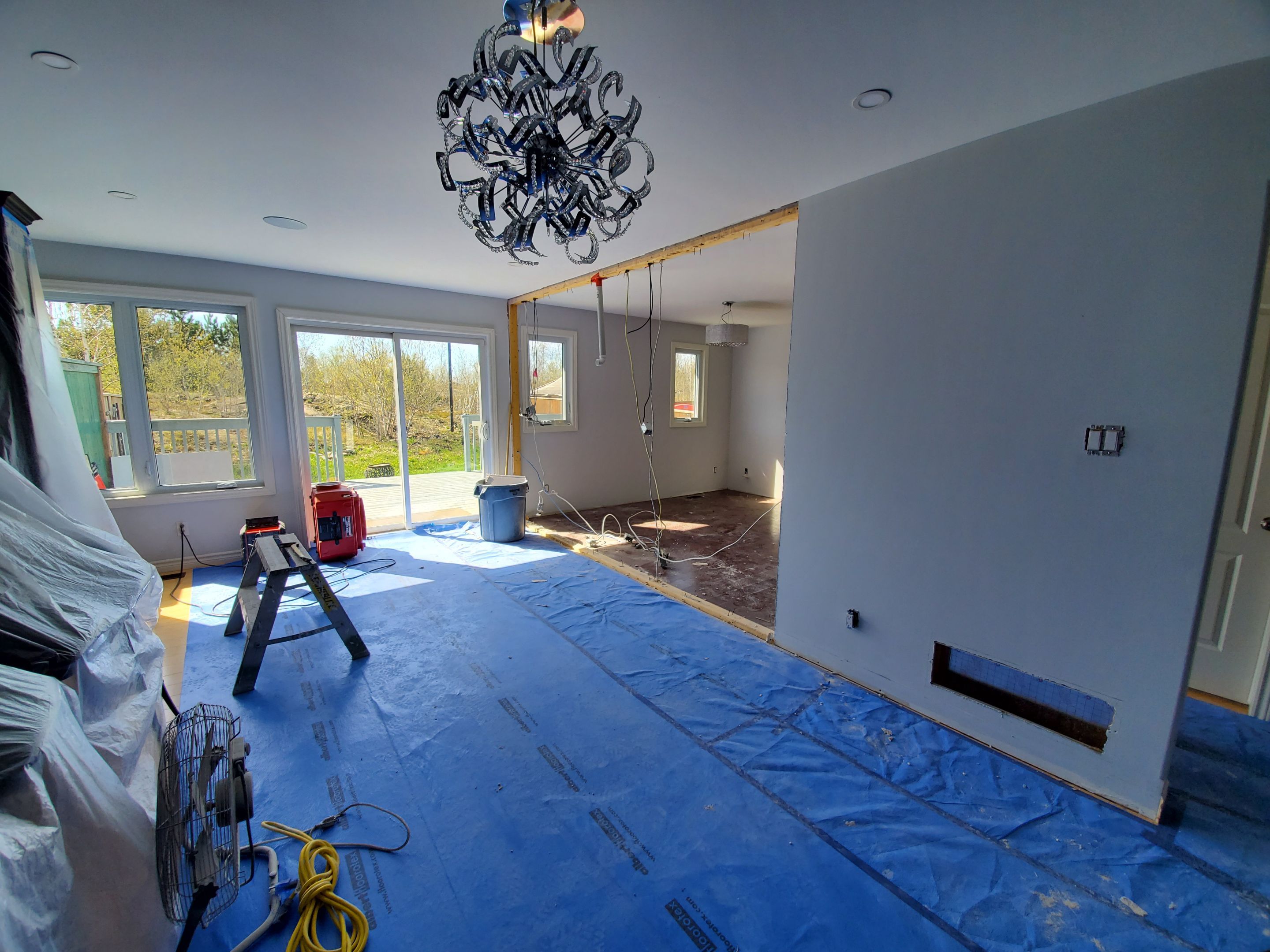 Partition Removal, Painting & Floors by Impact Construction Sudbury