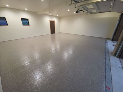 Garage Transformation using Pebble Beach