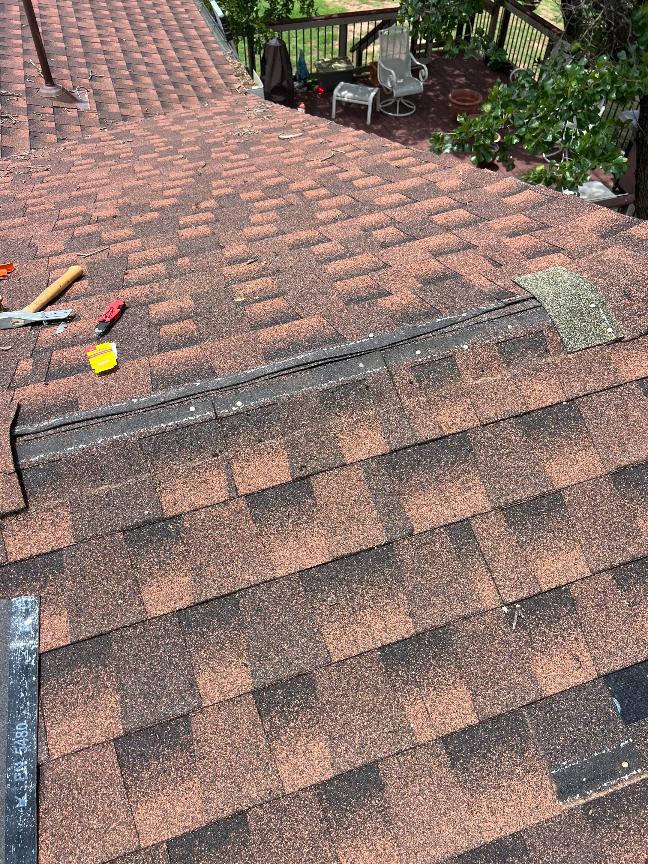 roof repair in Guthrie by McCann's Roofing and Construction