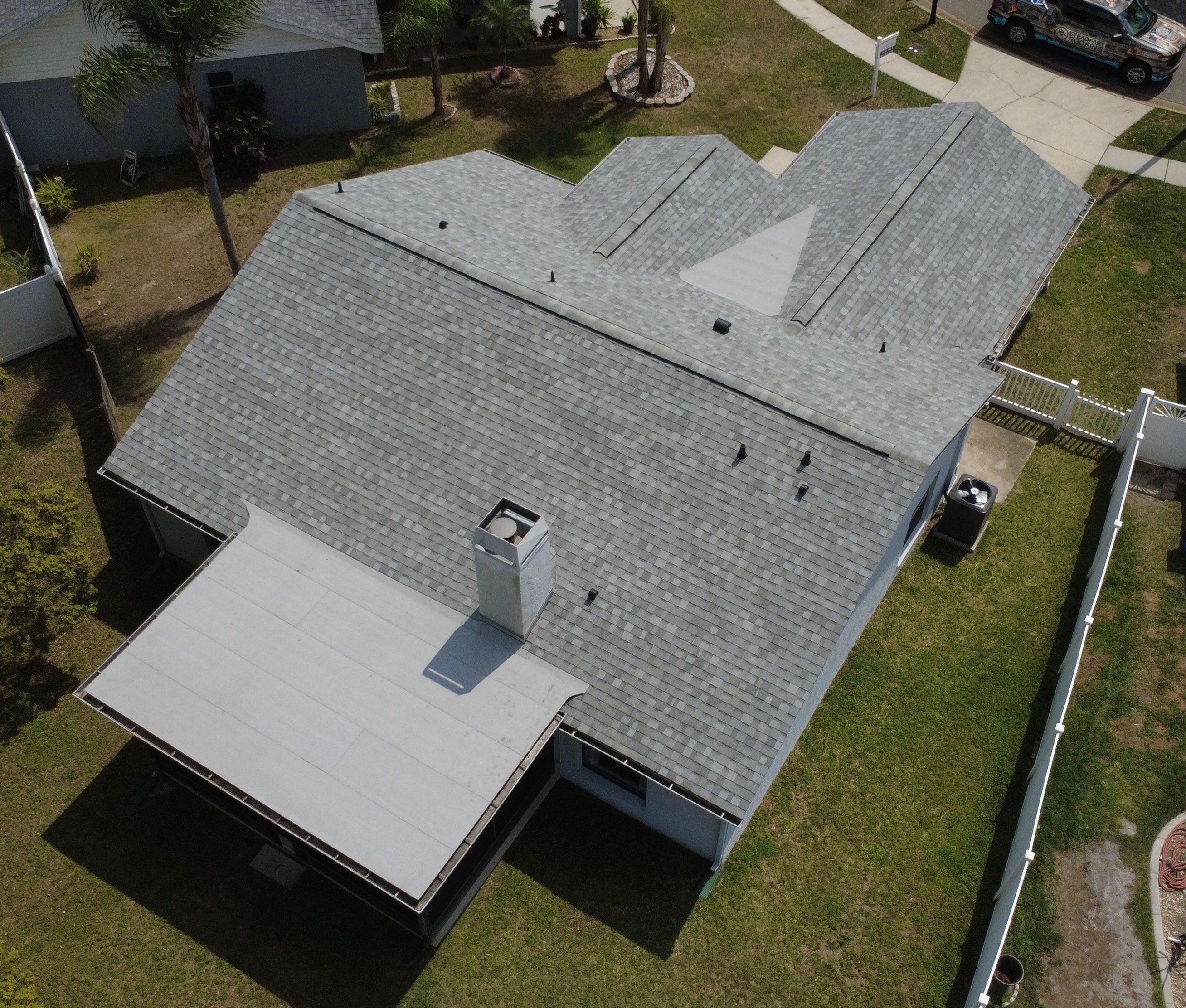 Roof repplacement in Brandon, FL by Steadfast Roofing 