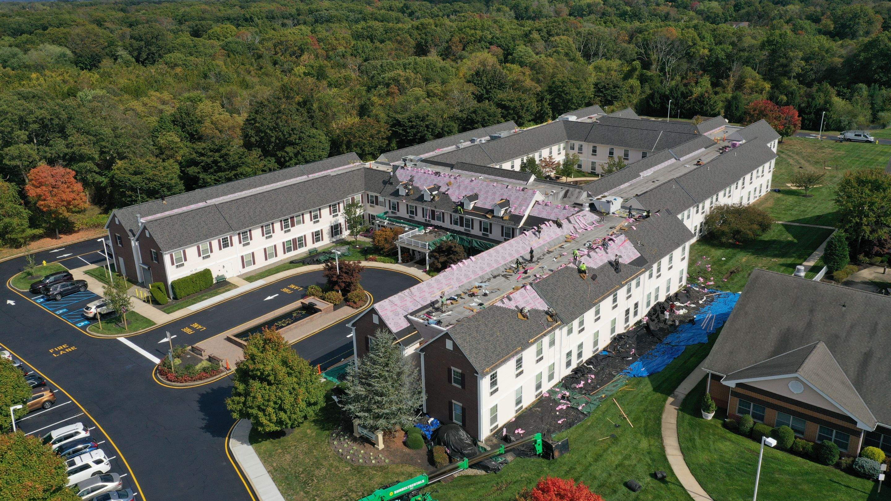 Commercial Roofing Installation using Owens Corning Duration by All Site Roofing