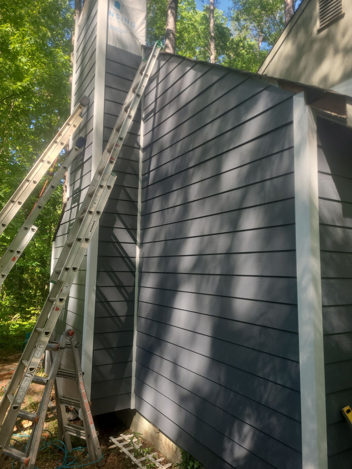 James Hardie Fiber Cement Siding Replacement in Midlothian, Virginia by Ideal Siding Richmond