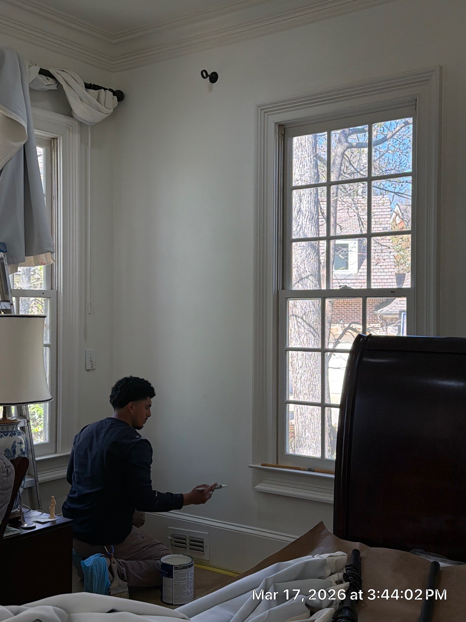 Interior Wall Repair and Crown Molding Installation by Praise God Painting, LLC