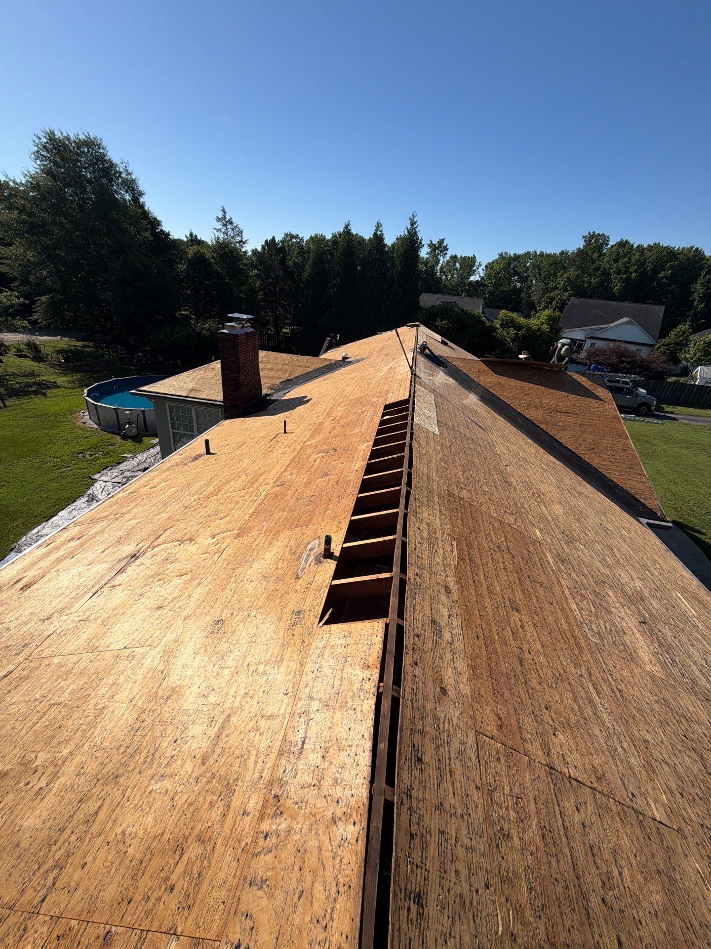 29-Gauge Metal Roof Installation in Piedmont, SC | Gallery Blue Tuff Rib Steel Roofing by Roofers LLC