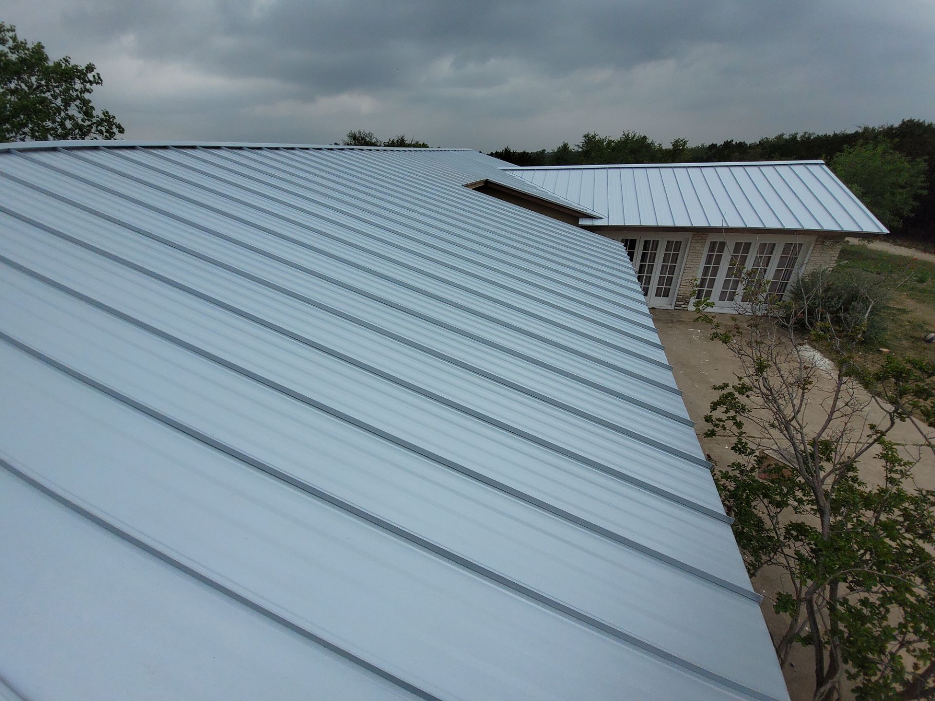 Galvalume Standing Seam offers a 45-year finish warranty! by Oakwood Roofing and Construction, LLC