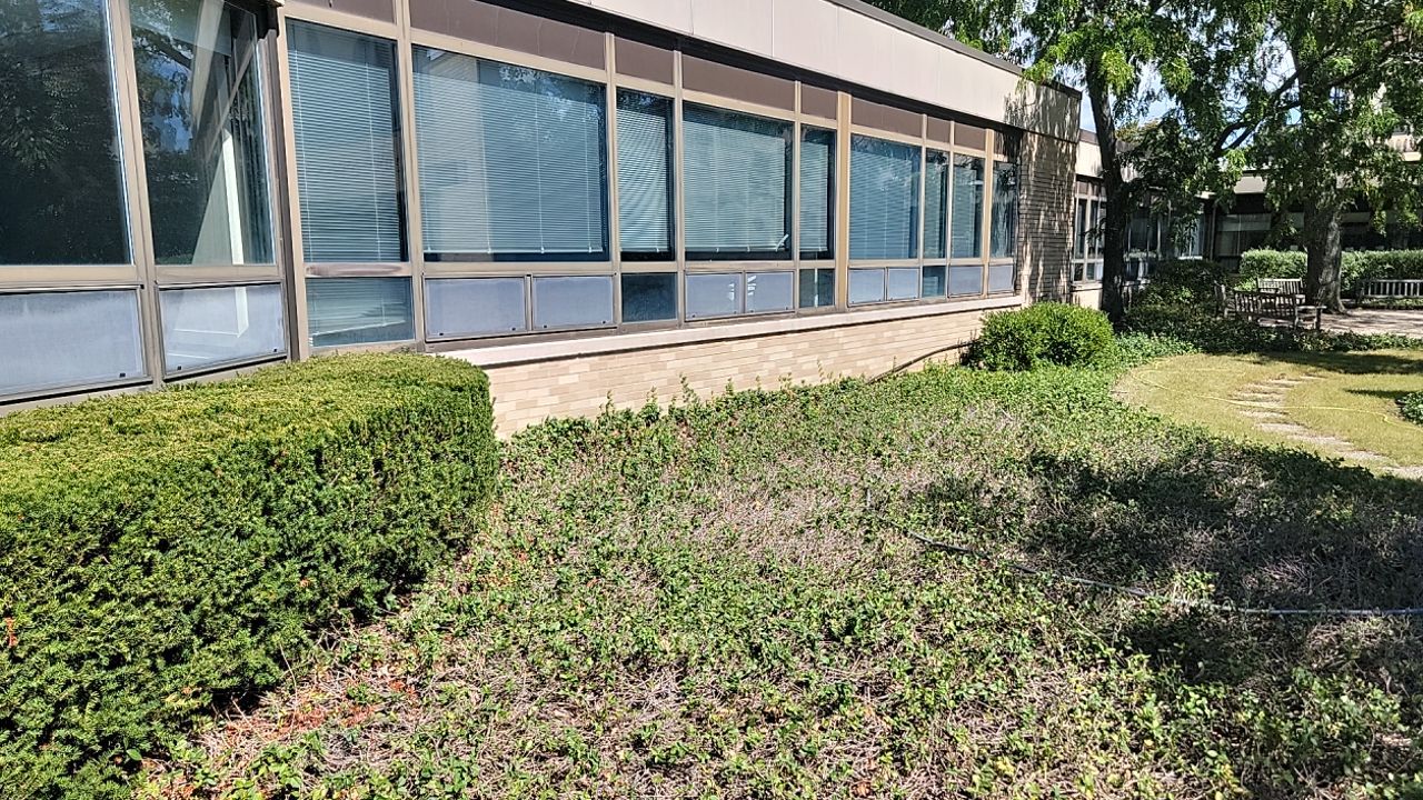commercial pressure washing using Algaecide, soft wash soap by Northern Power Washing LLC.