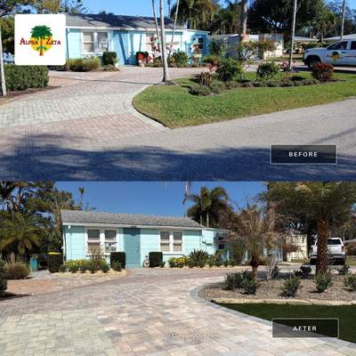 Alpha Zeta Office Front Landscape & Paver Renovation