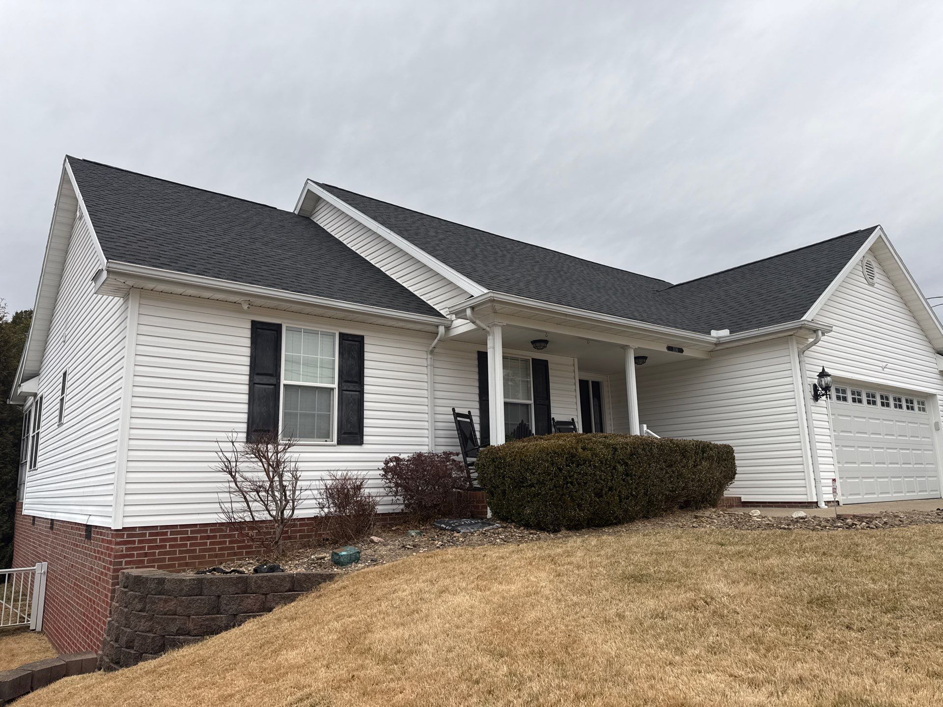 Residential Roofing Installation using GAF Timberline HDZ Charcoal by Rainstoppers Roofing