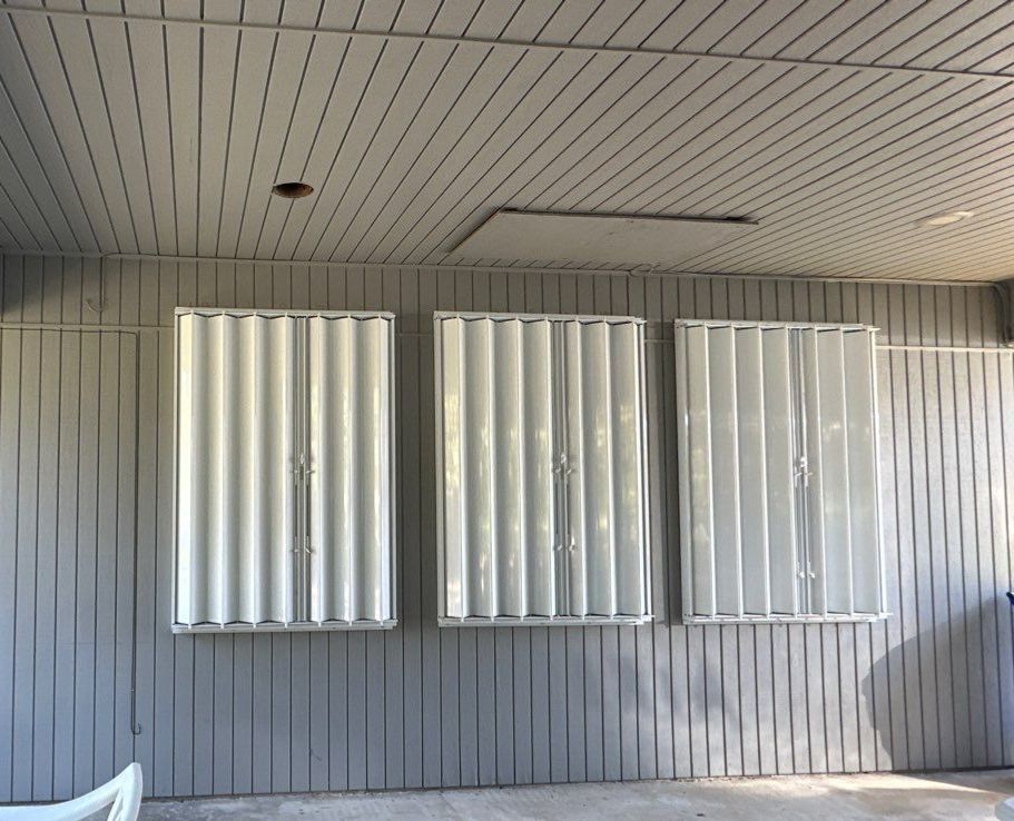 Hurricane Protection Using Accordions & Bahama Shutters by Smart Guard Shutters