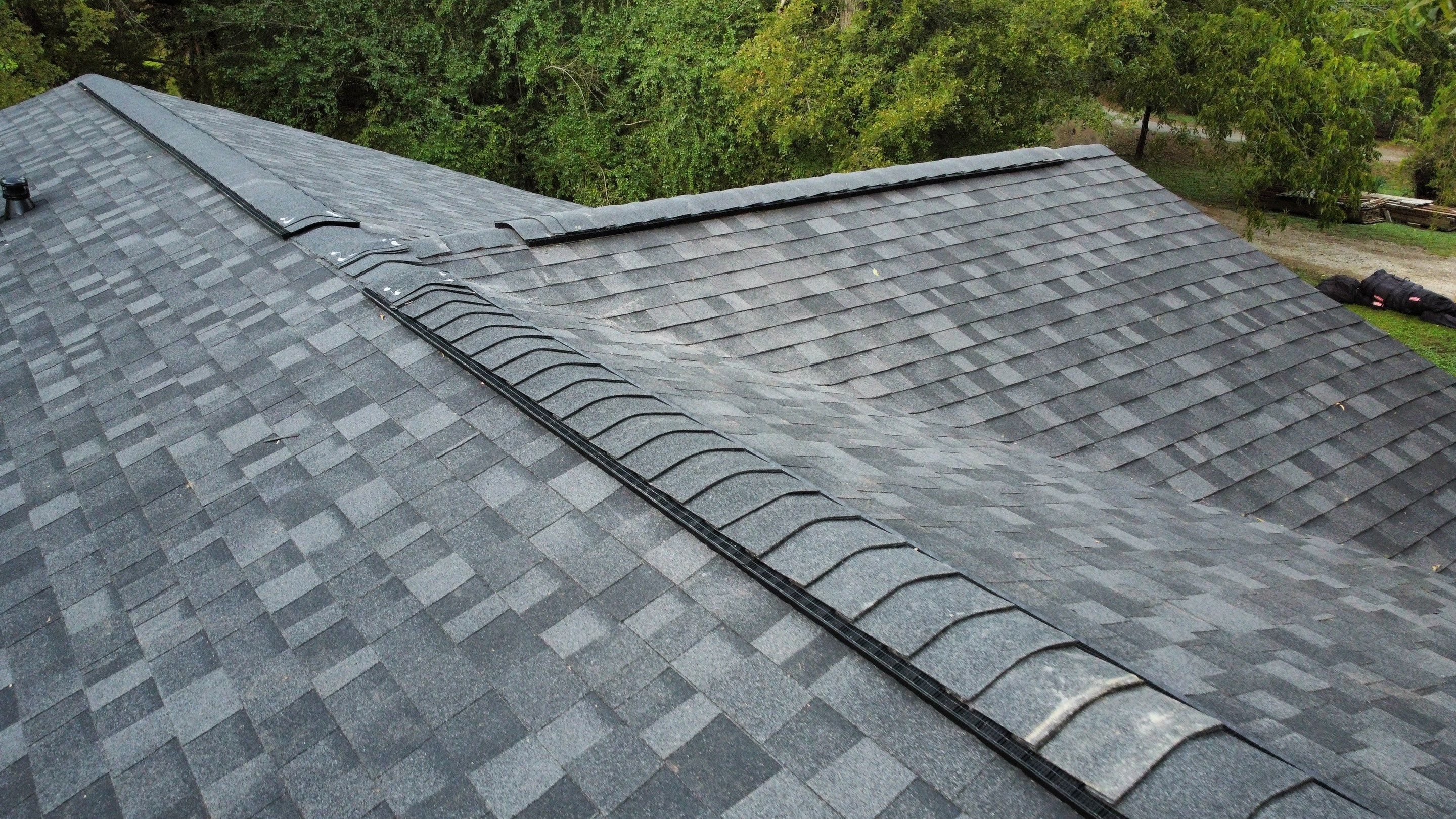 Reroof After Hail Storm by Berry Good Roofing 