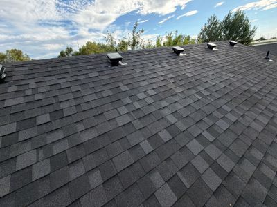 Residential Roof Replacement in Meridian Featuring Charcoal Architectural Shingles