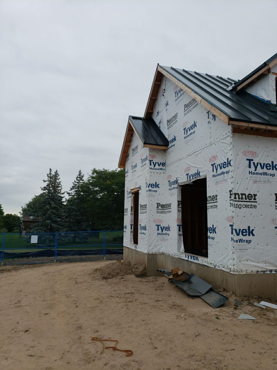 New Home Construction using 16" Standing Seam Panels by Jay Carter Roofing & Sheet Metal