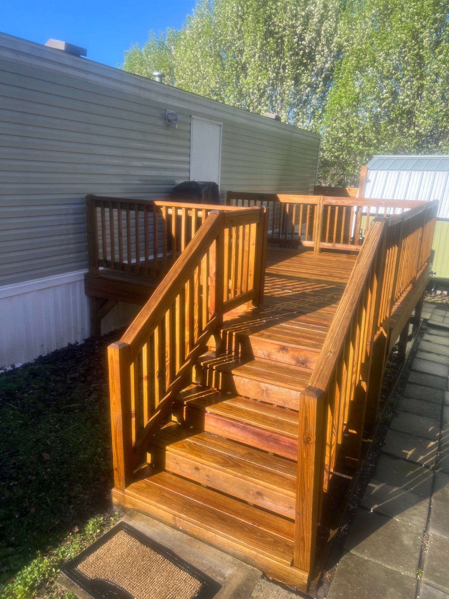 Weathered Deck using Wood Sealant by DuraSeal