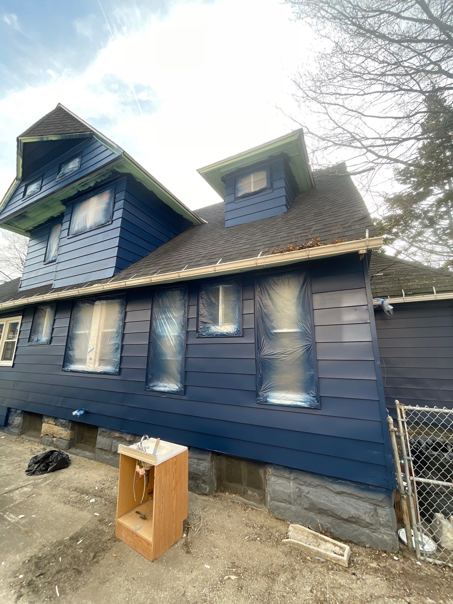 Exterior Painting using Benjamin Moore Element Guard by Callaway Contracting LLC