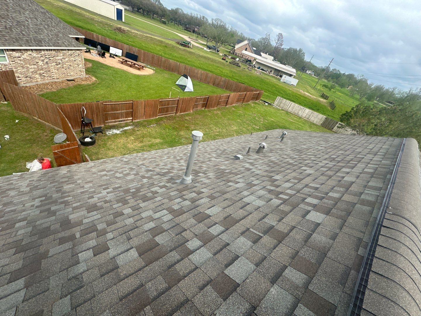 Hail Damage using Owen's Corning Duration (Lifetime) Shingles by Roof Repair Company