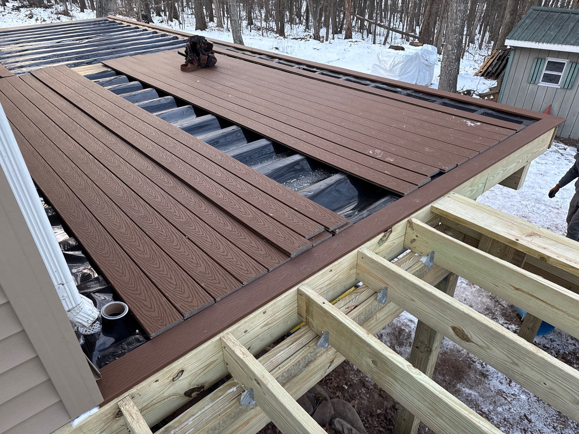 Complete deck replacement by Esh Builders