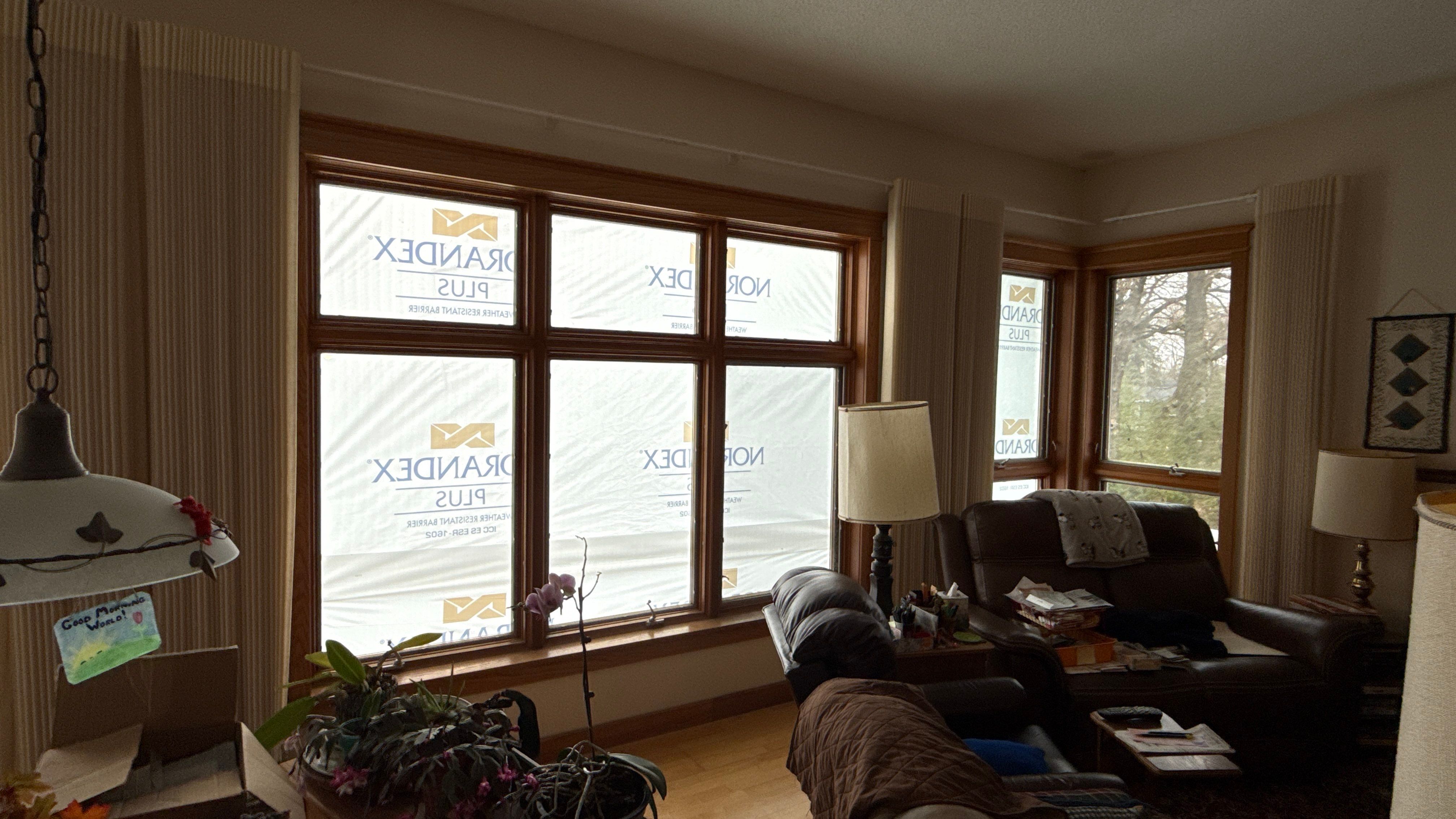 A Clean Window Upgrade Ready for New Siding with Pella Lifestyle Series by United Windows and Siding LLC
