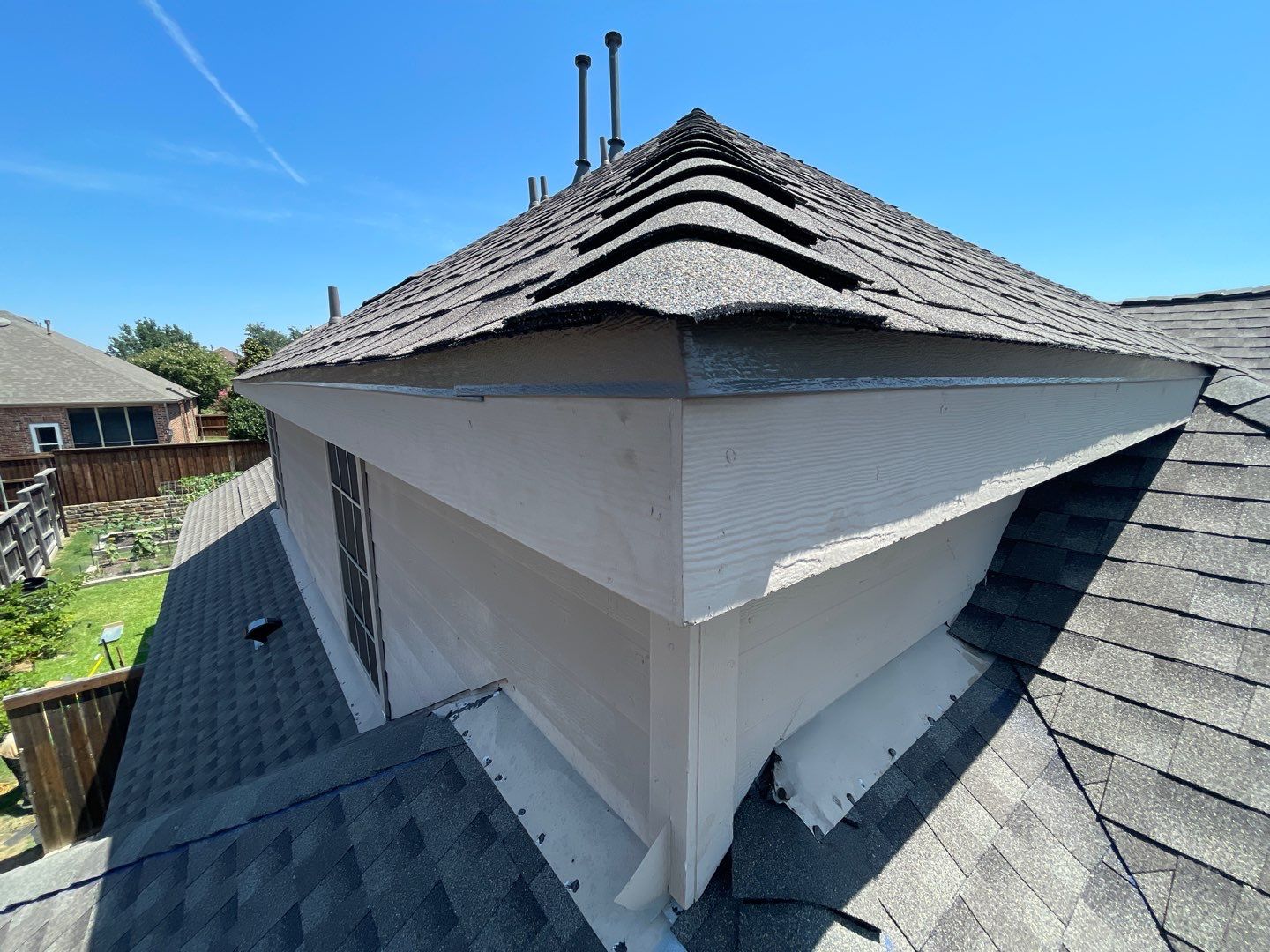 Major Hail Storm Full Roof and Gutter Replacement by First United Roofing & Construction