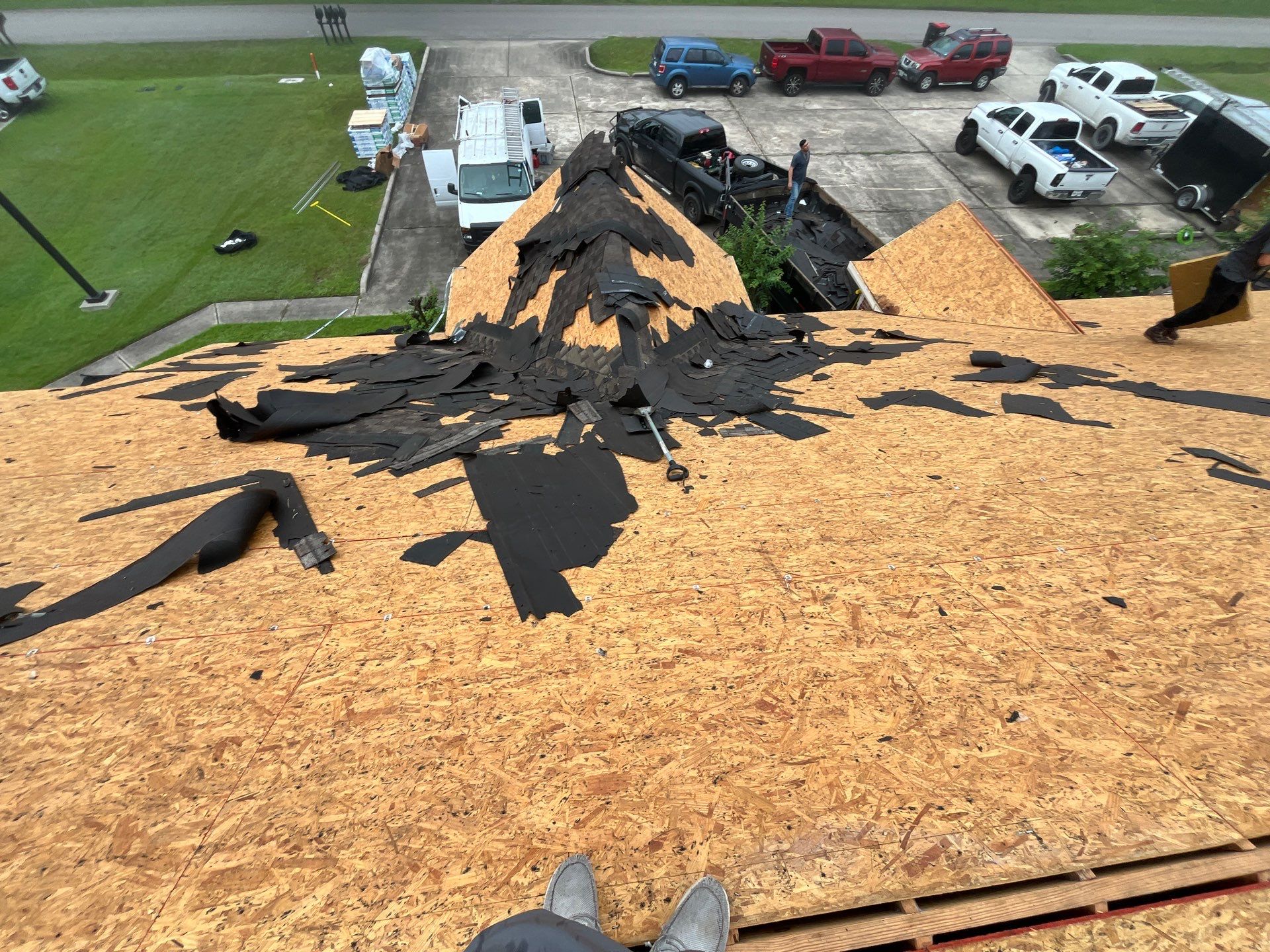 Commercial Roofing Installation using Malarkey Vista Impact Resistant by Roof Concepts Construction