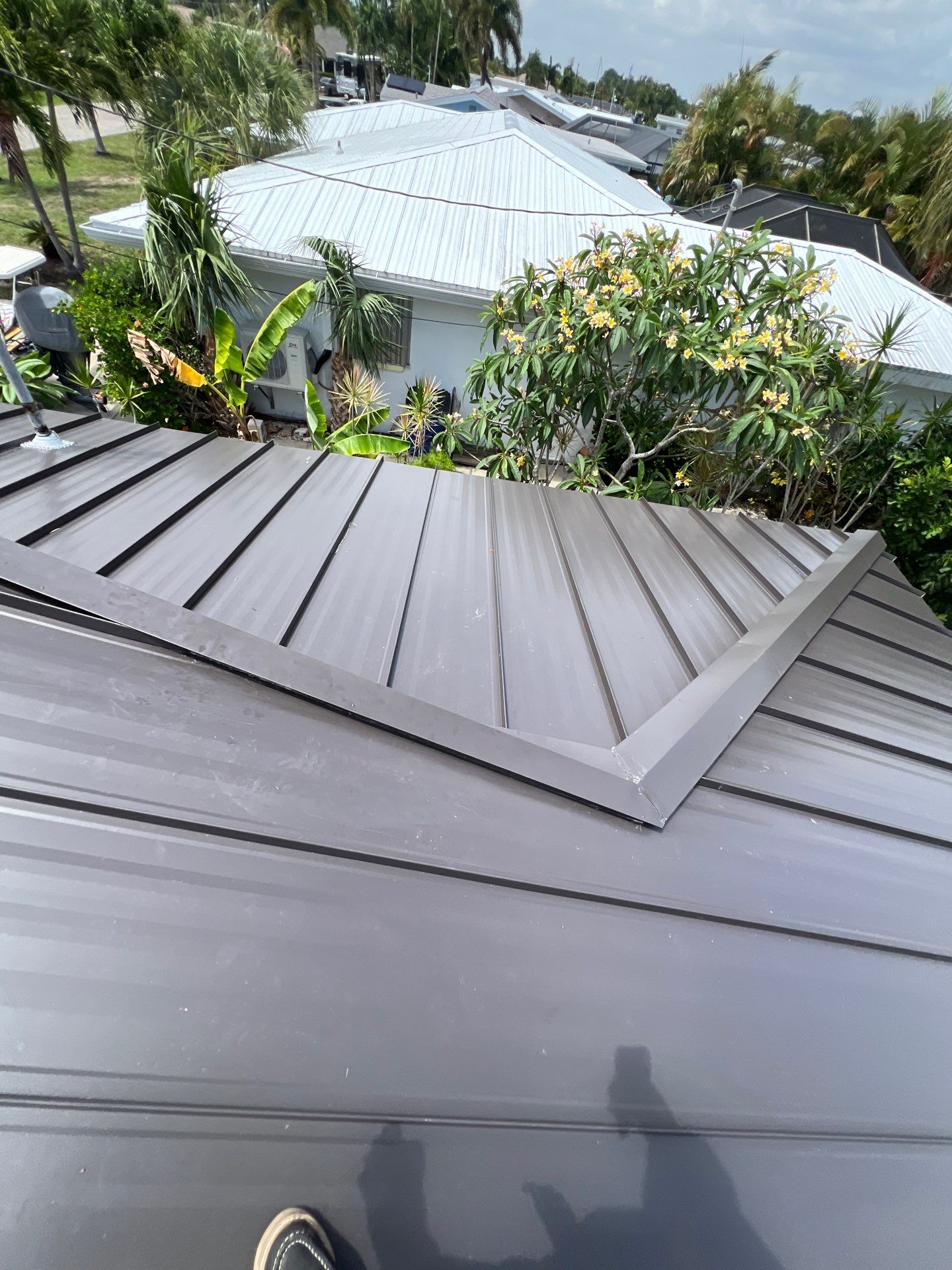 New Standing Seam Metal Roof Installation in North Fort Myers by cordova home services