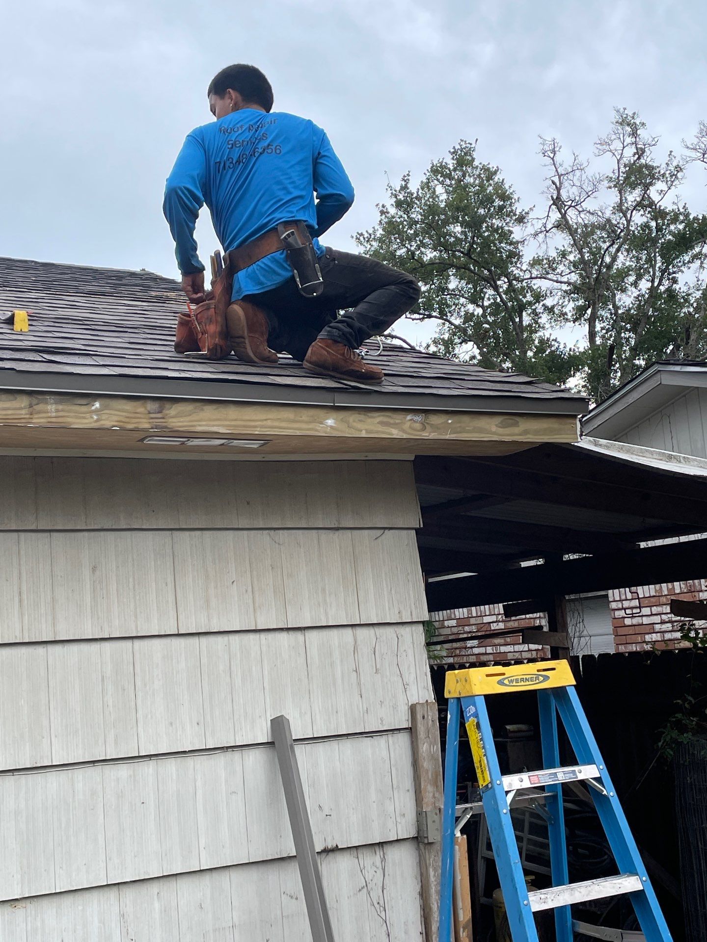 Hail Damage using Owen's Corning Duration (Lifetime) Shingles by Roof Repair Services LLC