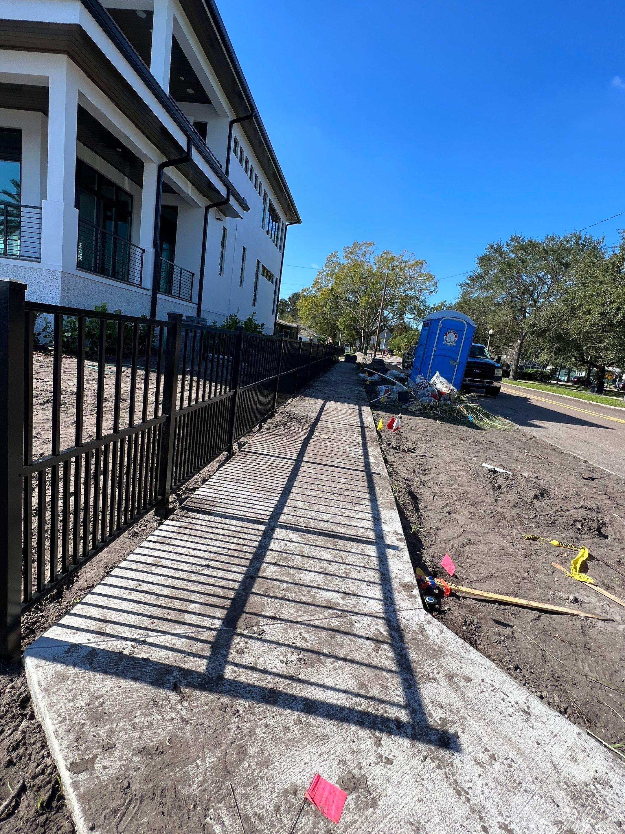 Aluminum Fence Installation using 3 Rail Aluminum Puppy Picket Fence by Asap fence and gates, LLC