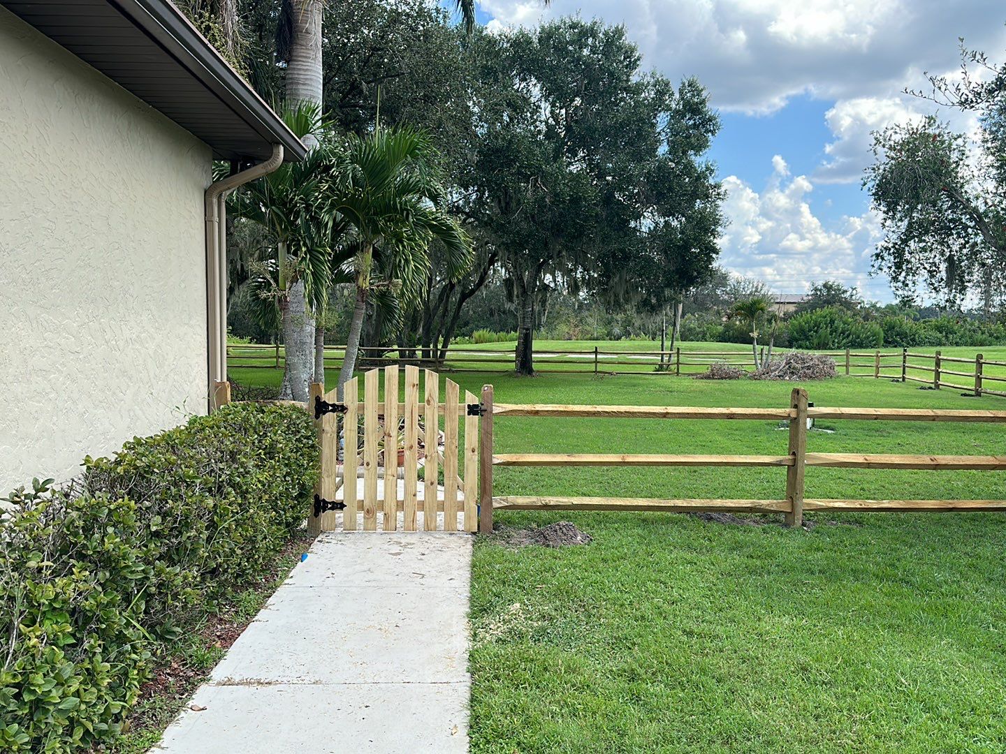 Wood Fence Installation using Wood 3 Rail Ranch Fence by Asap fence and gates, LLC