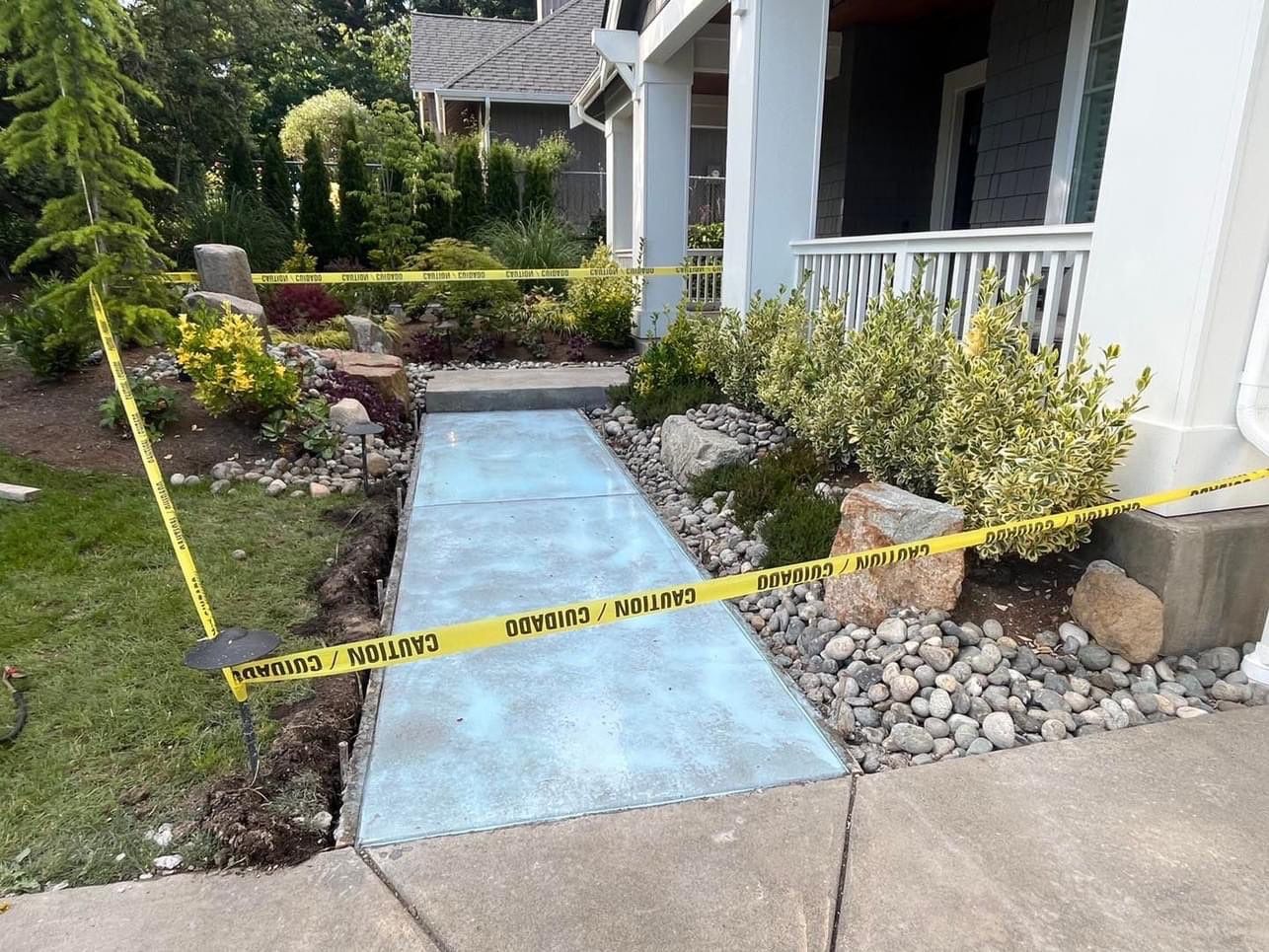 MN Custom Homes | Concrete Walkway by Jireh Asphalt & Concrete Inc 