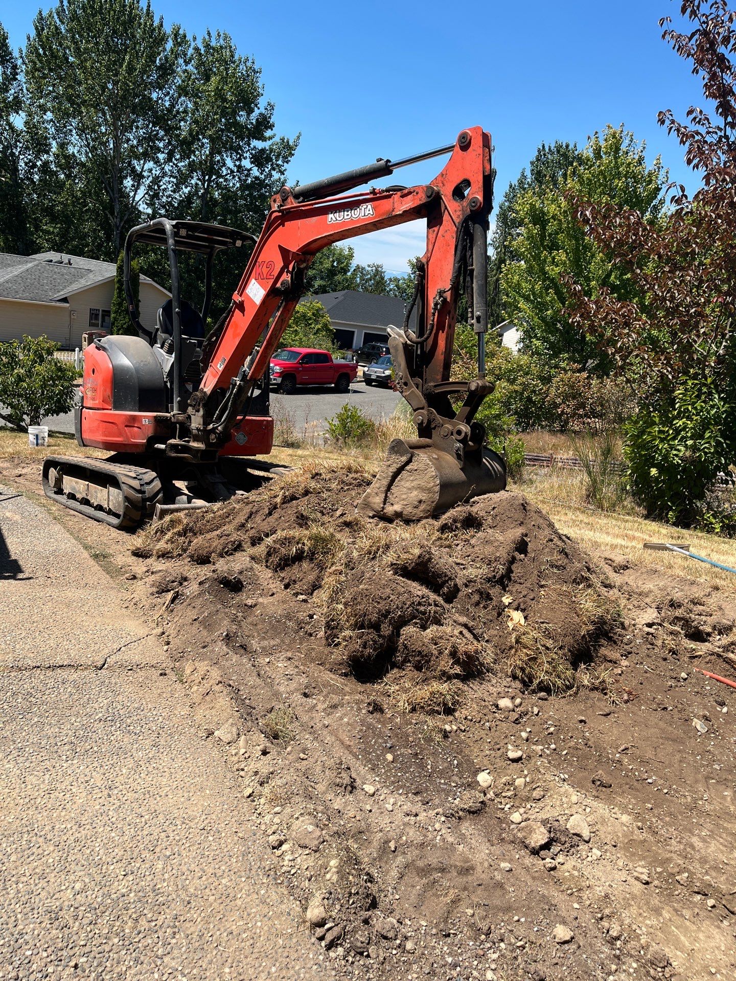 Concrete Back Patio Makeover  by Jireh Asphalt & Concrete Inc 