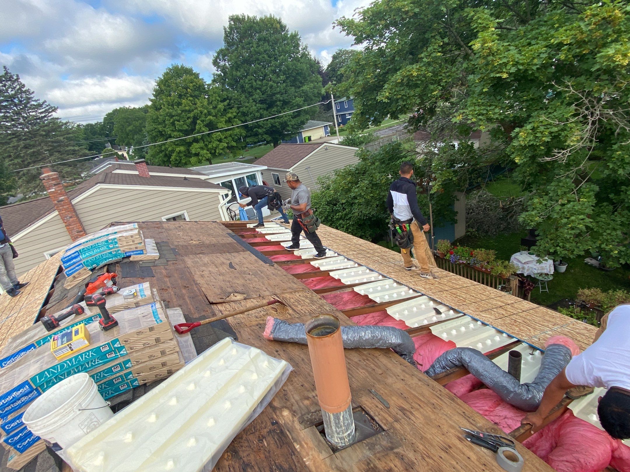 Roof Replacement using CertainTeed Landmark by 180 Contractors