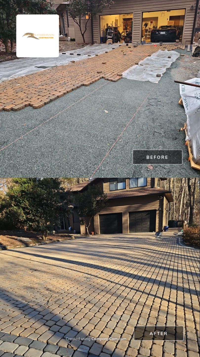 Permeable Paver & Sauna Build by Billy Weatherspoon Contractor