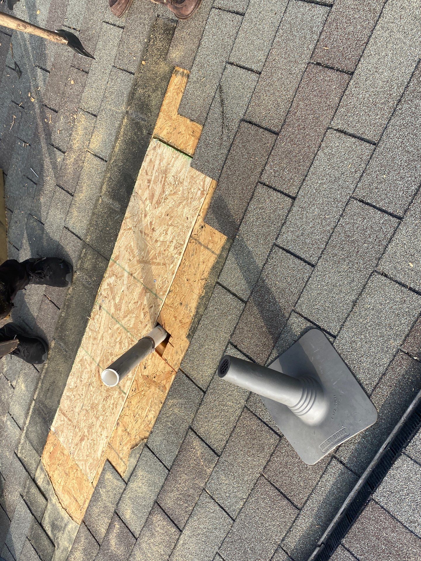 Hail Damage using Owen's Corning Duration (Lifetime) Shingles by Roof Repair Company