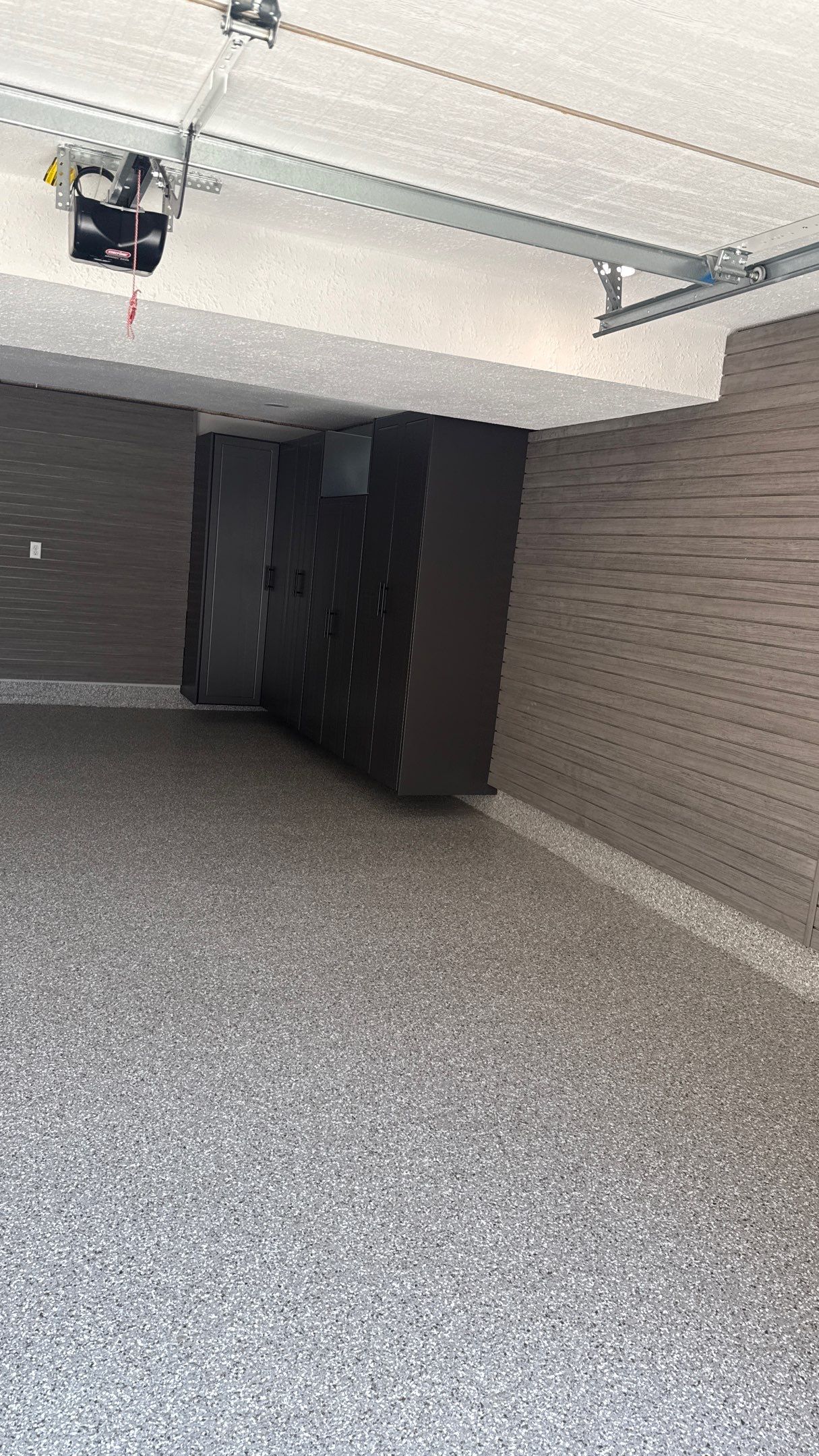 Wow Look Floor to Ceiling Slatwall  by Banner Garage