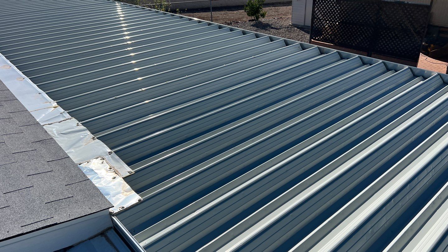 Polar White Exposed Fastener  by Reimagine Roofing