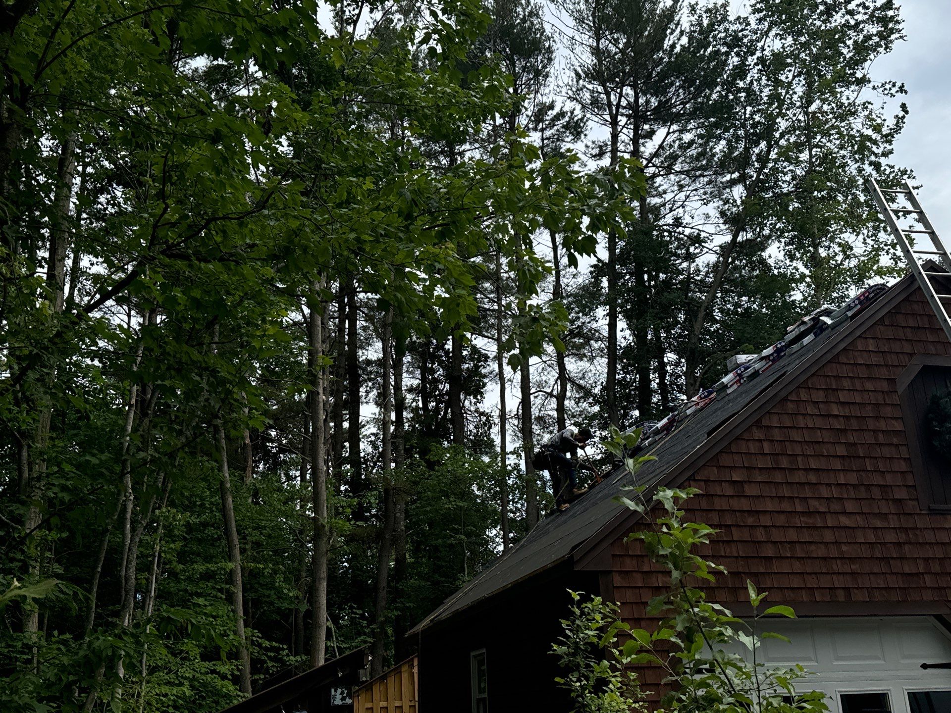 Garage Roof in South Berwick, ME by Tall pine roofing
