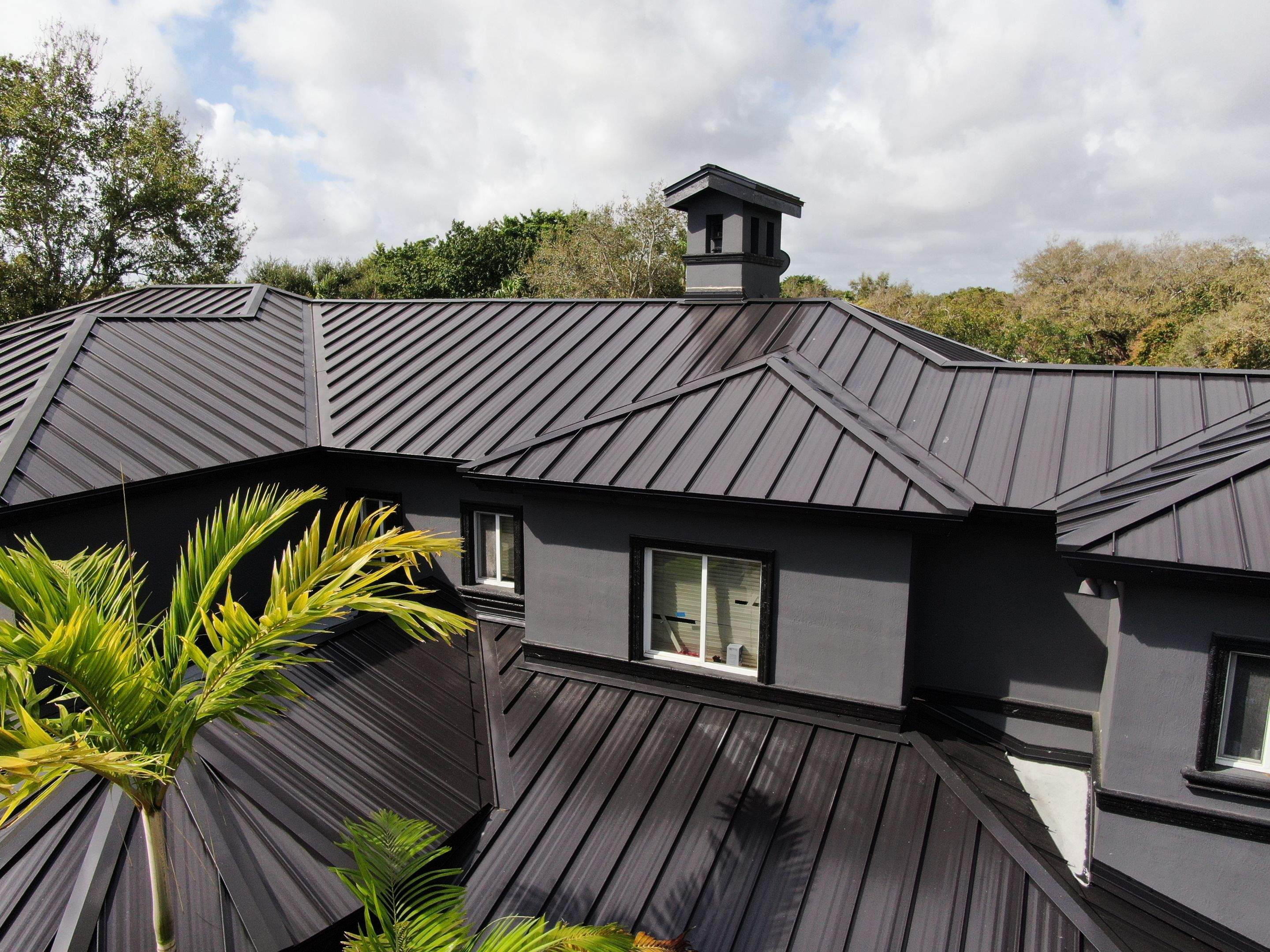 Metal Roof - Galvalume - Matte Black by Istueta Roofing