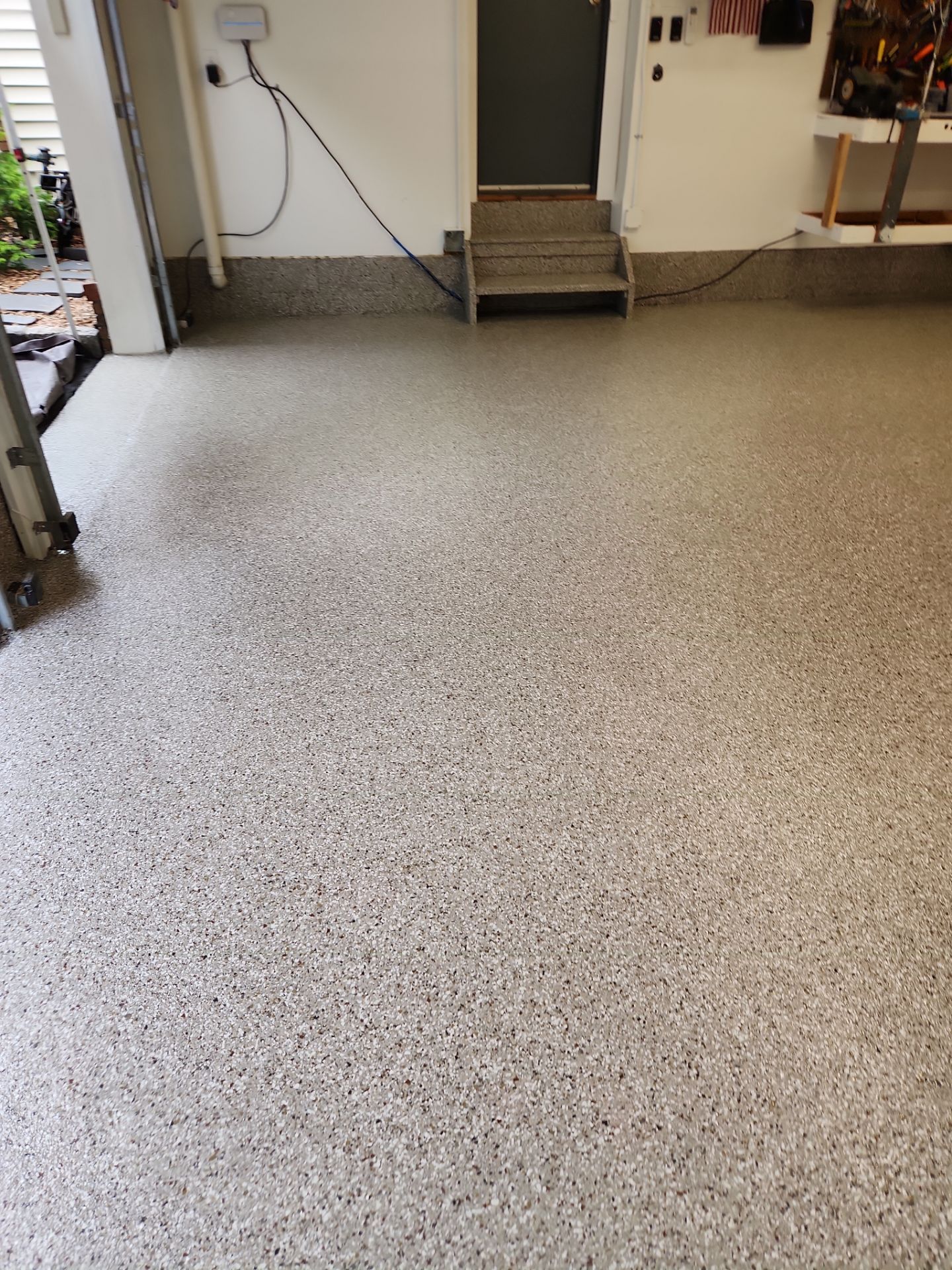 Garage Floor Coating and Crack Repair in Ramsey, New Jersey by Spectrum Painting, LLC