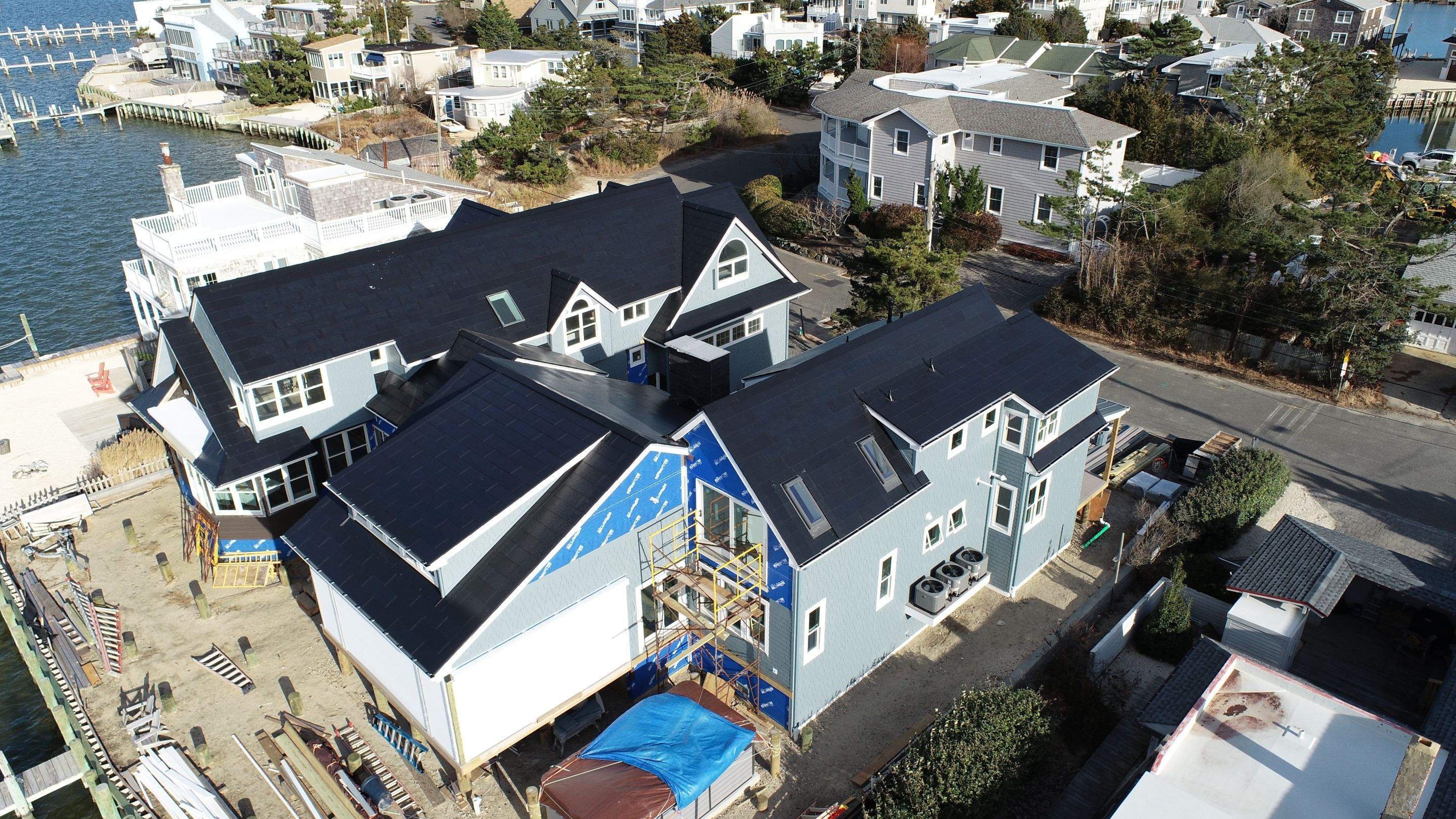 Tesla Solar Roof Long Beach Island New Jersey by American Home Contractors