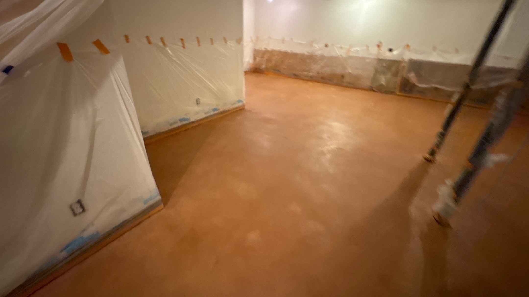 Basement Floor Remodel with Haven Reno KC by Big Red Decorative Concrete, LLC